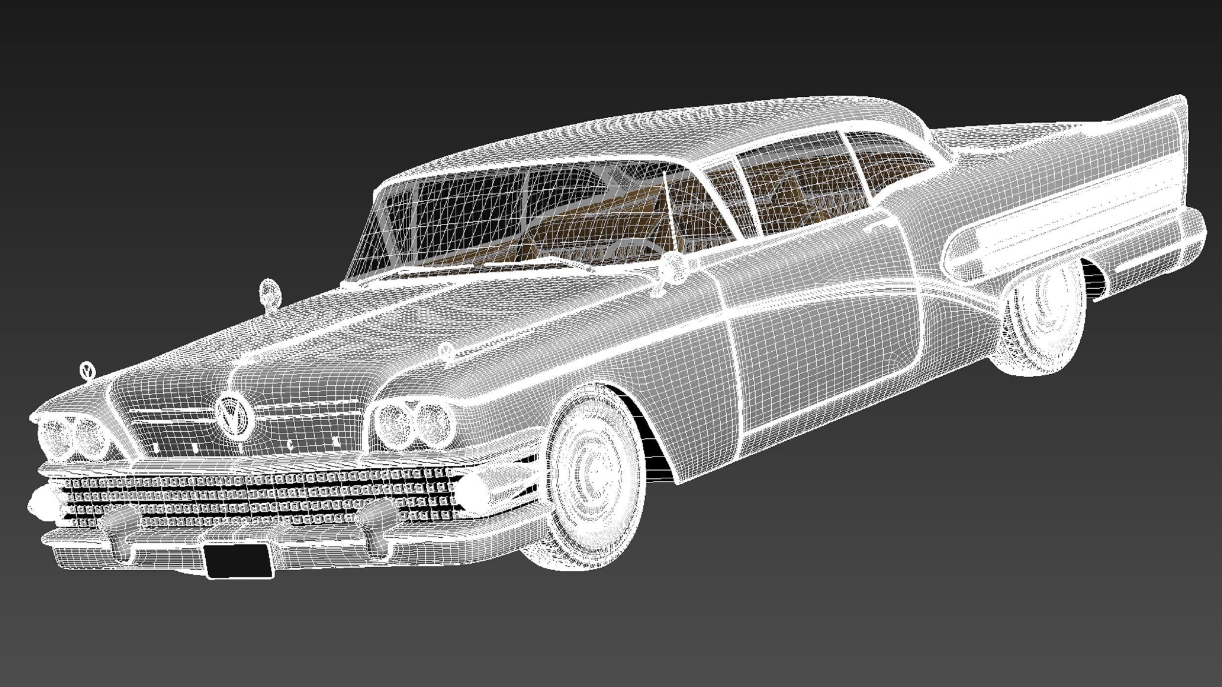 Buick Riviera Special 1958 3D model_17