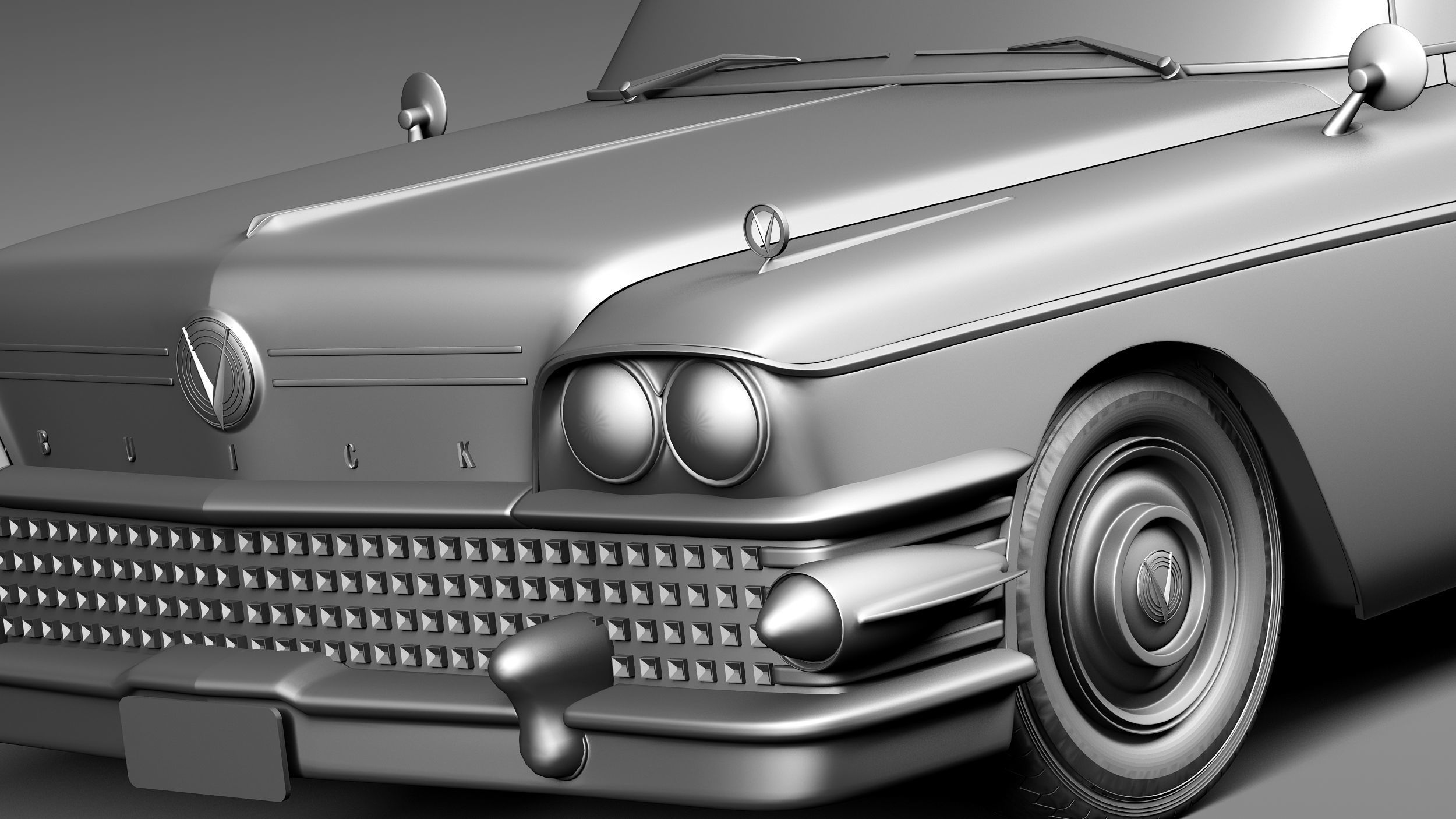 Buick Riviera Special 1958 3D model_10