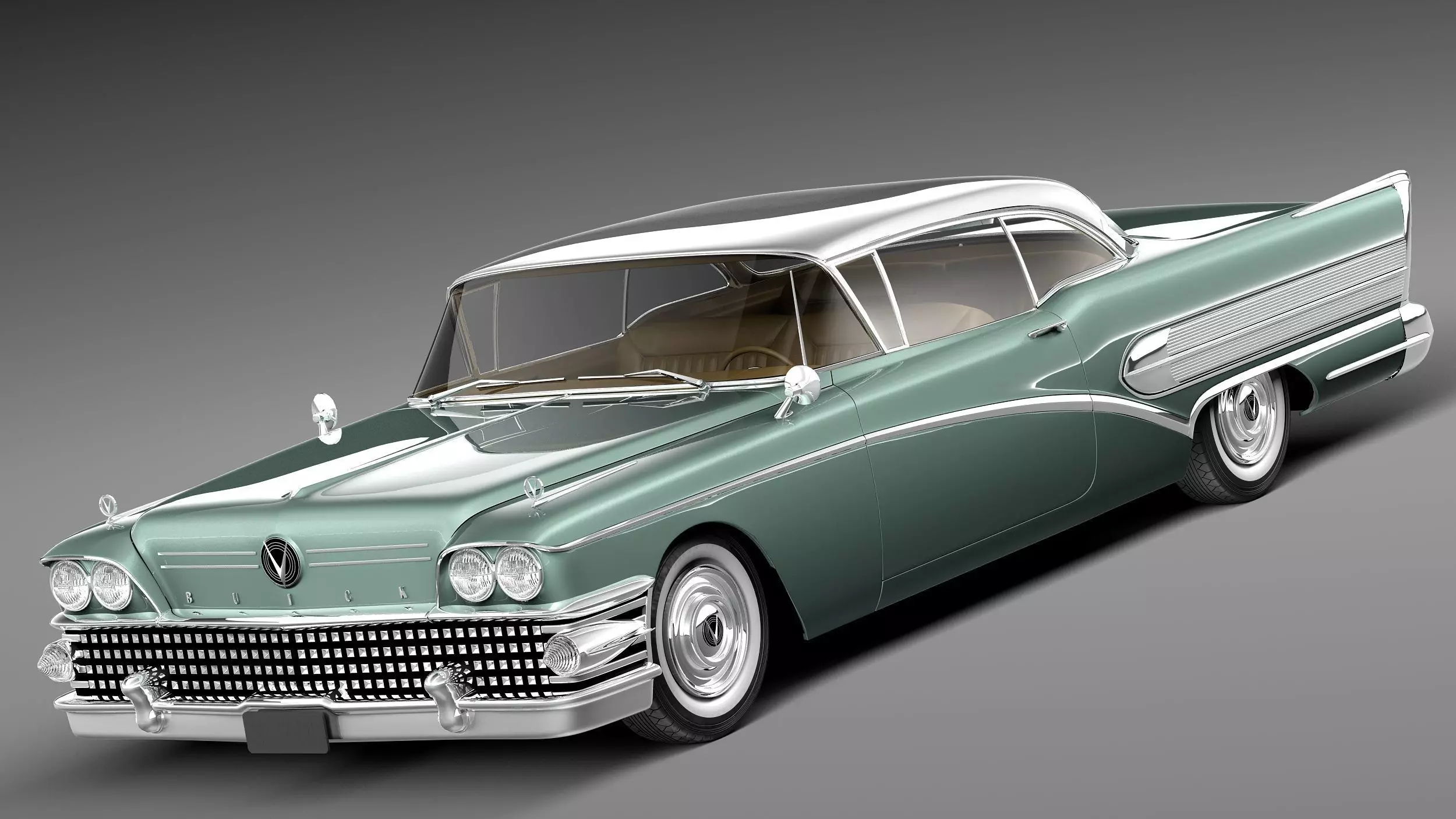 Buick Riviera Special 1958 3D model_0
