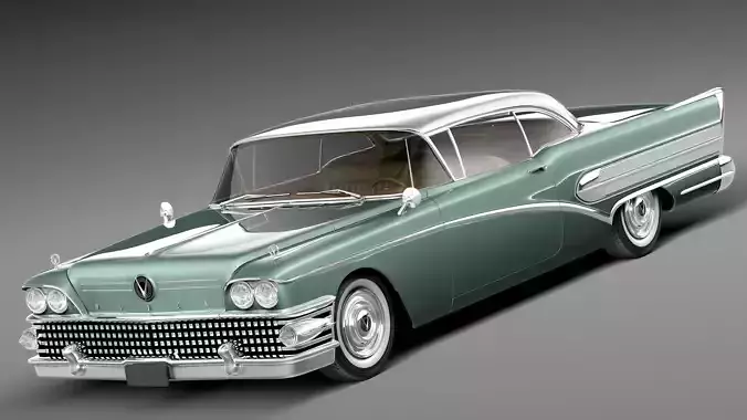 Buick Riviera Special 1958 3D model