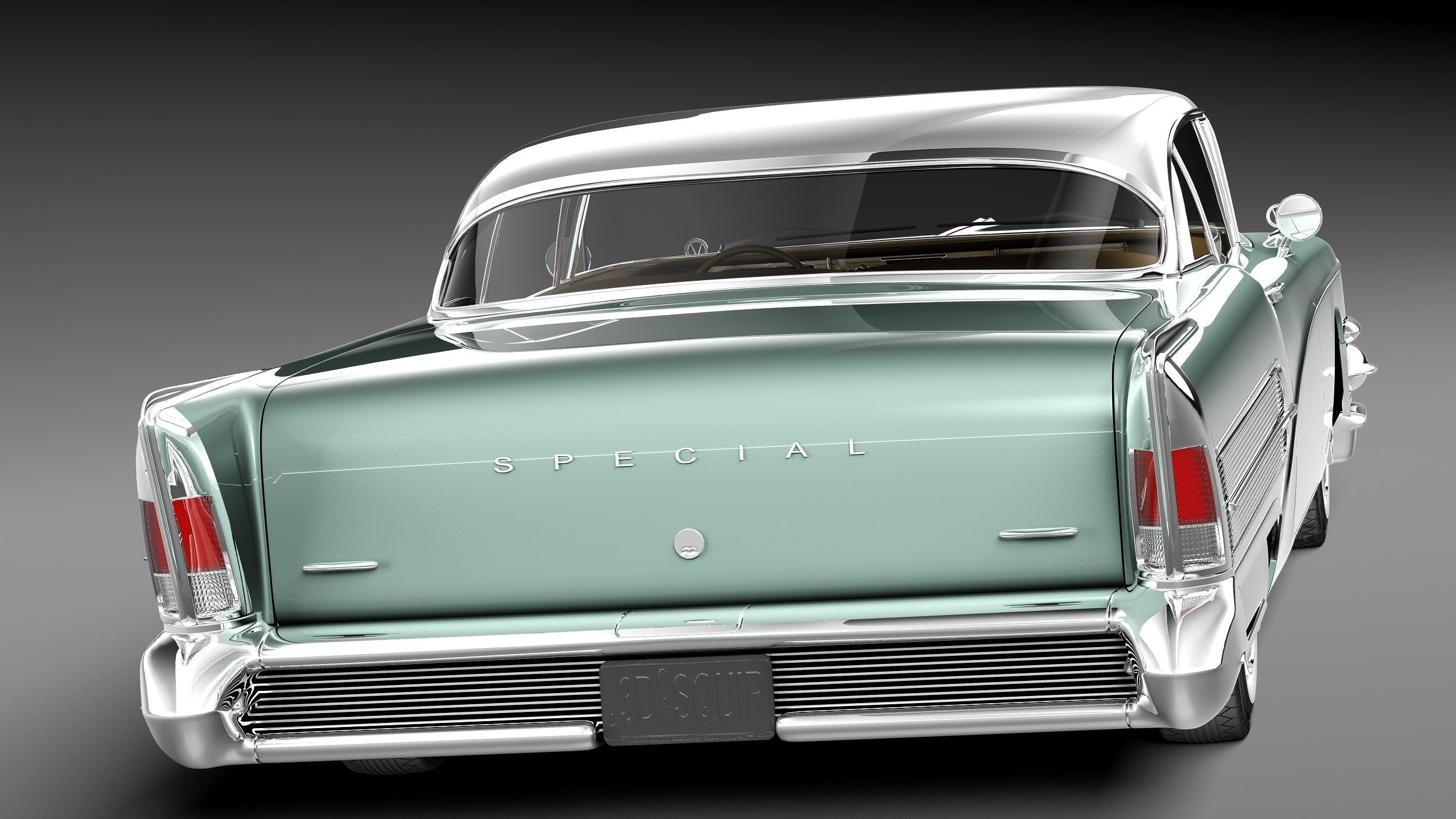 Buick Riviera Special 1958 3D model_5