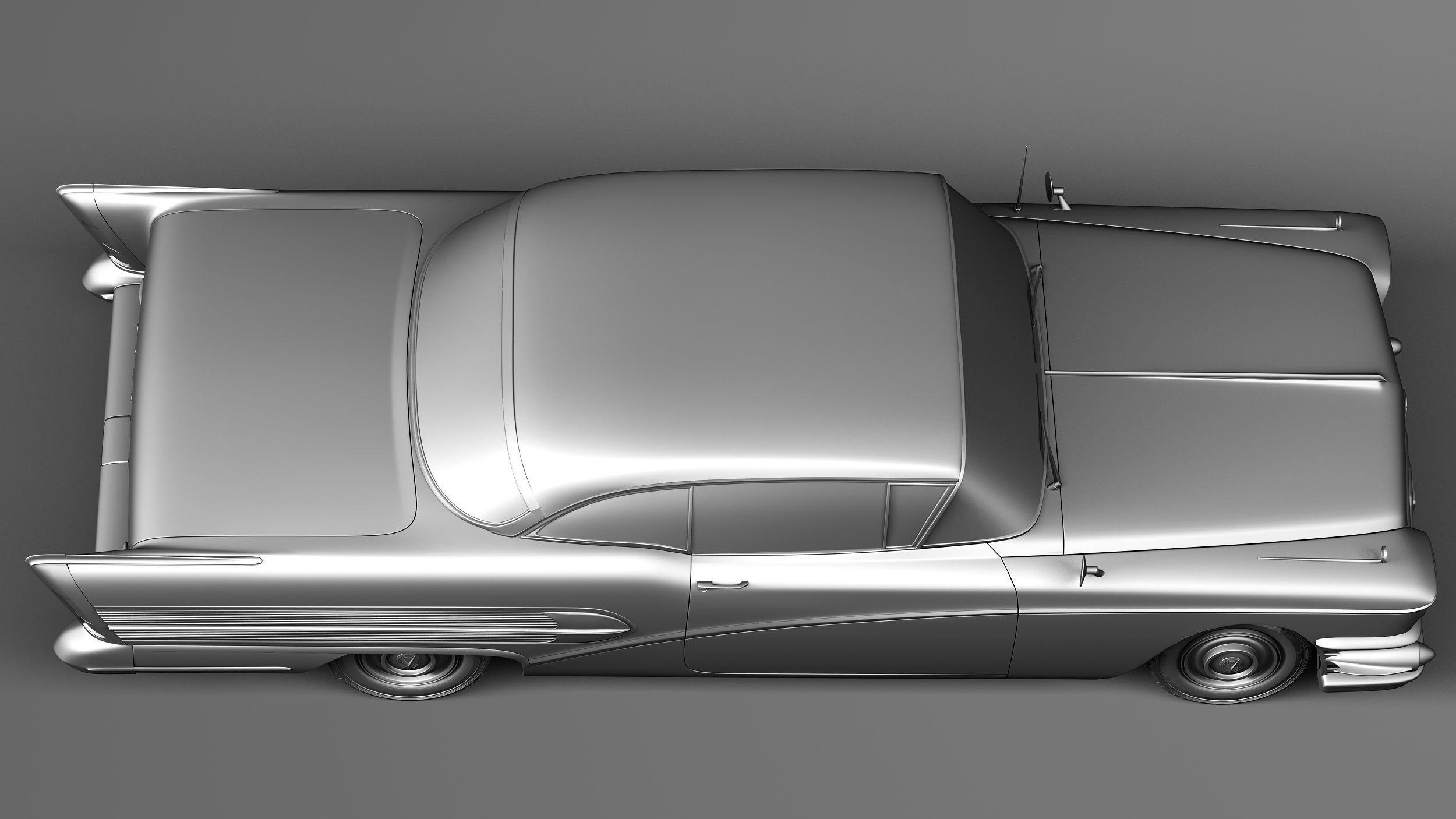 Buick Riviera Special 1958 3D model_15