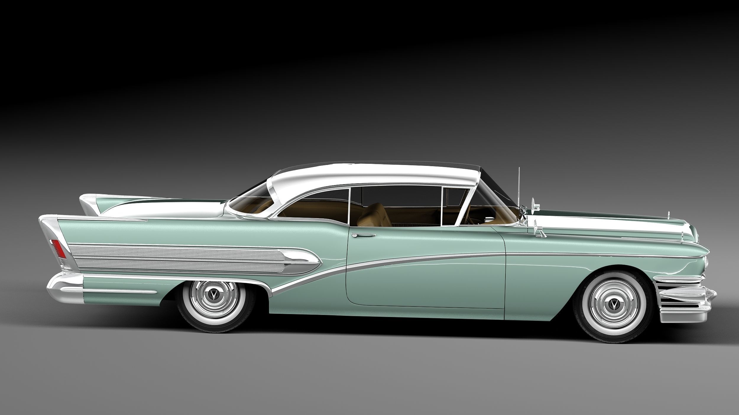 Buick Riviera Special 1958 3D model_6