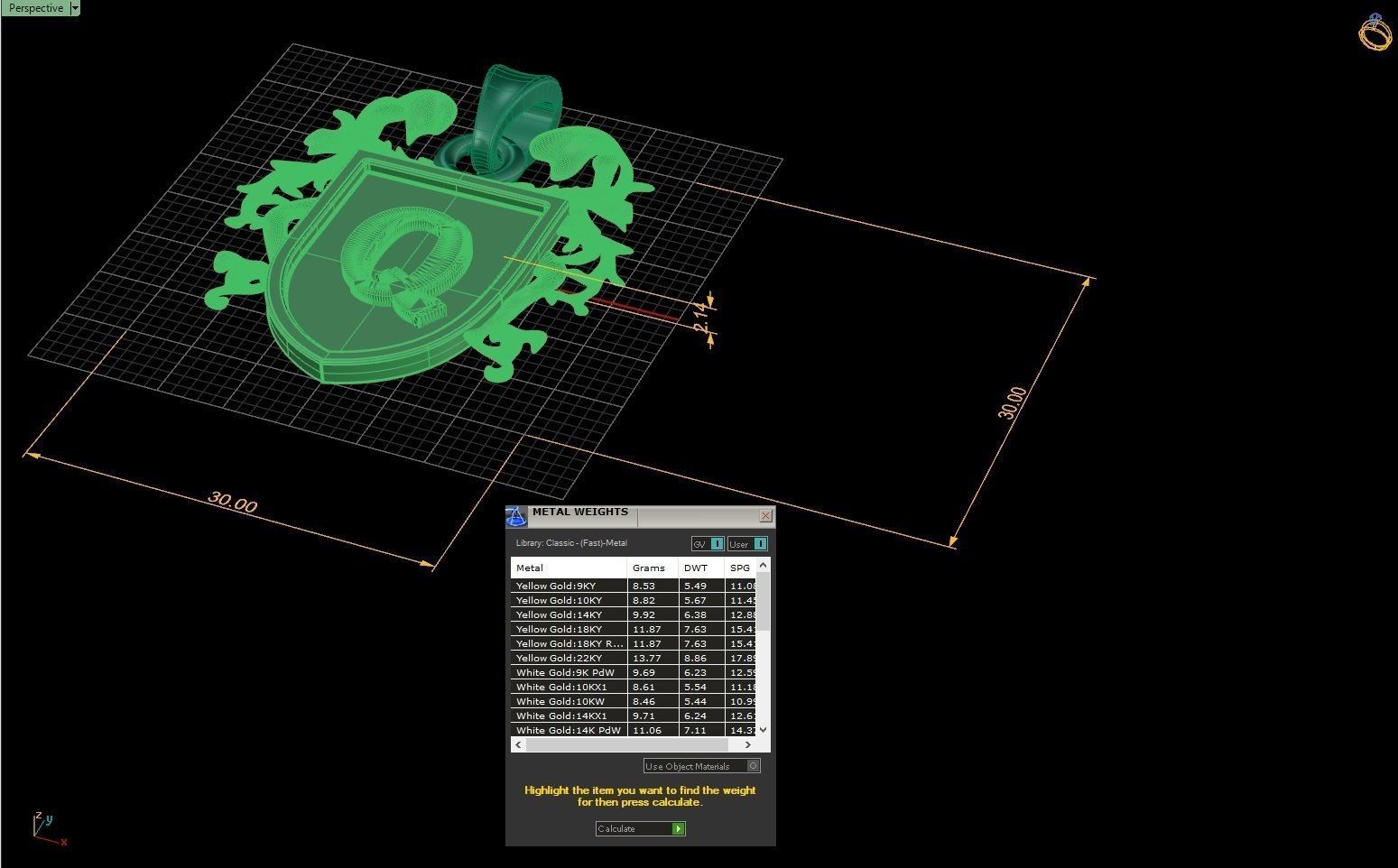 Letter- Q - Pendant Name 3D print model_3
