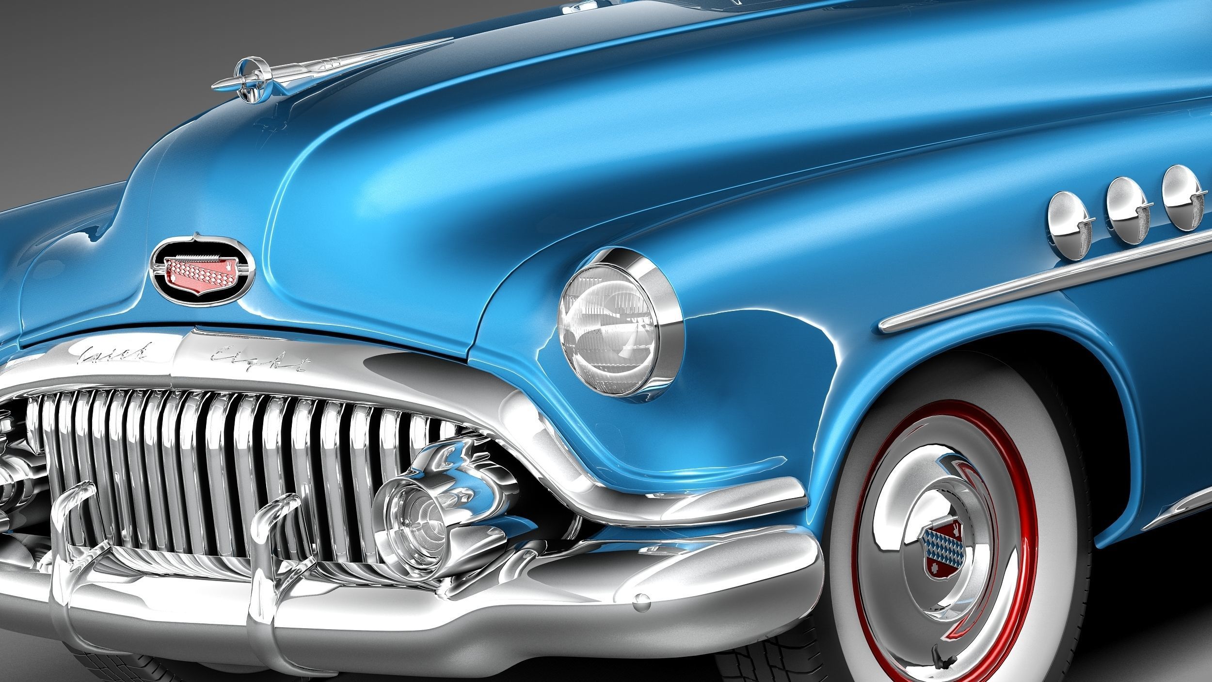 Buick Roadmaster Riviera 1952 3D model_2