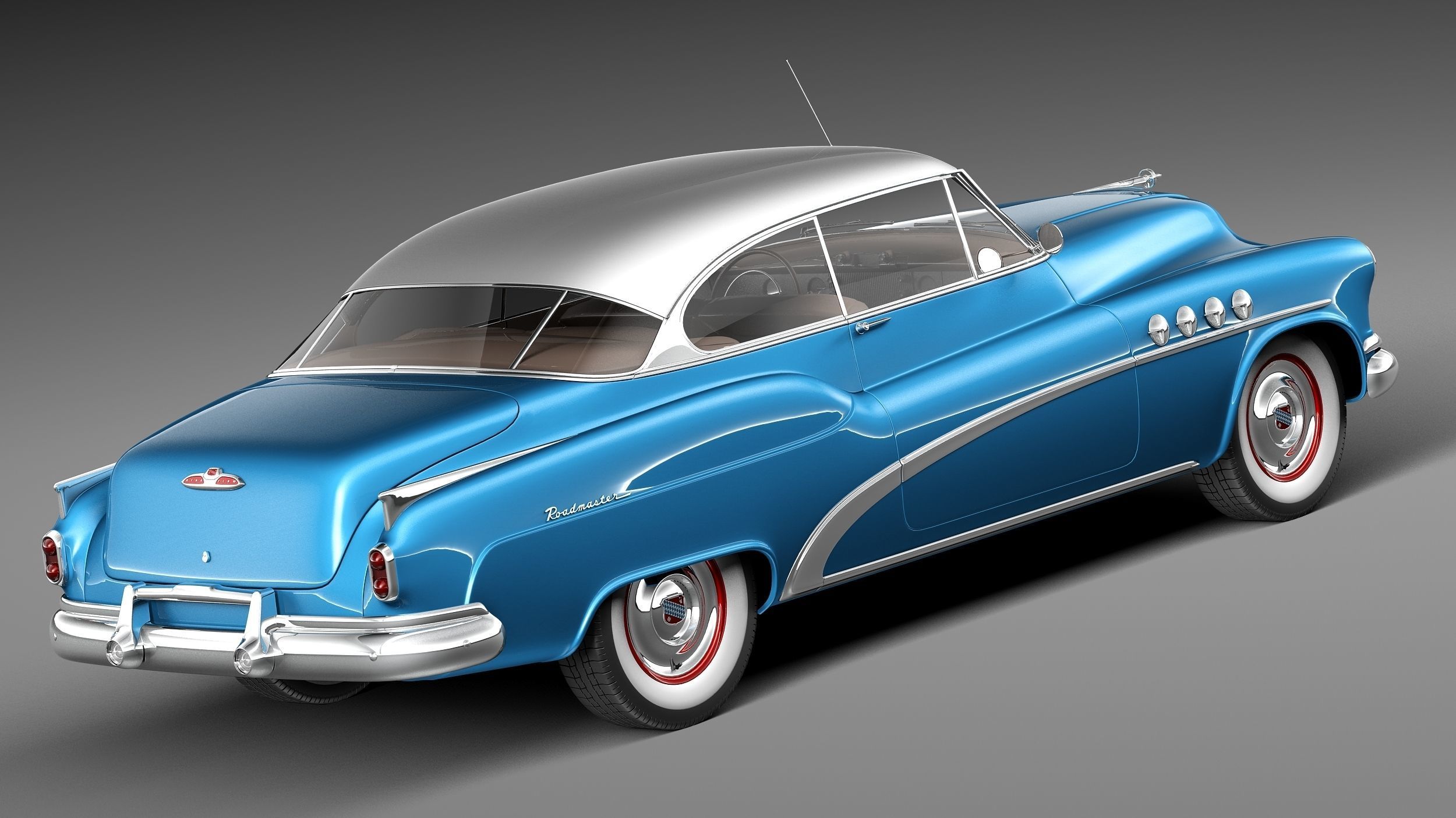 Buick Roadmaster Riviera 1952 3D model_4