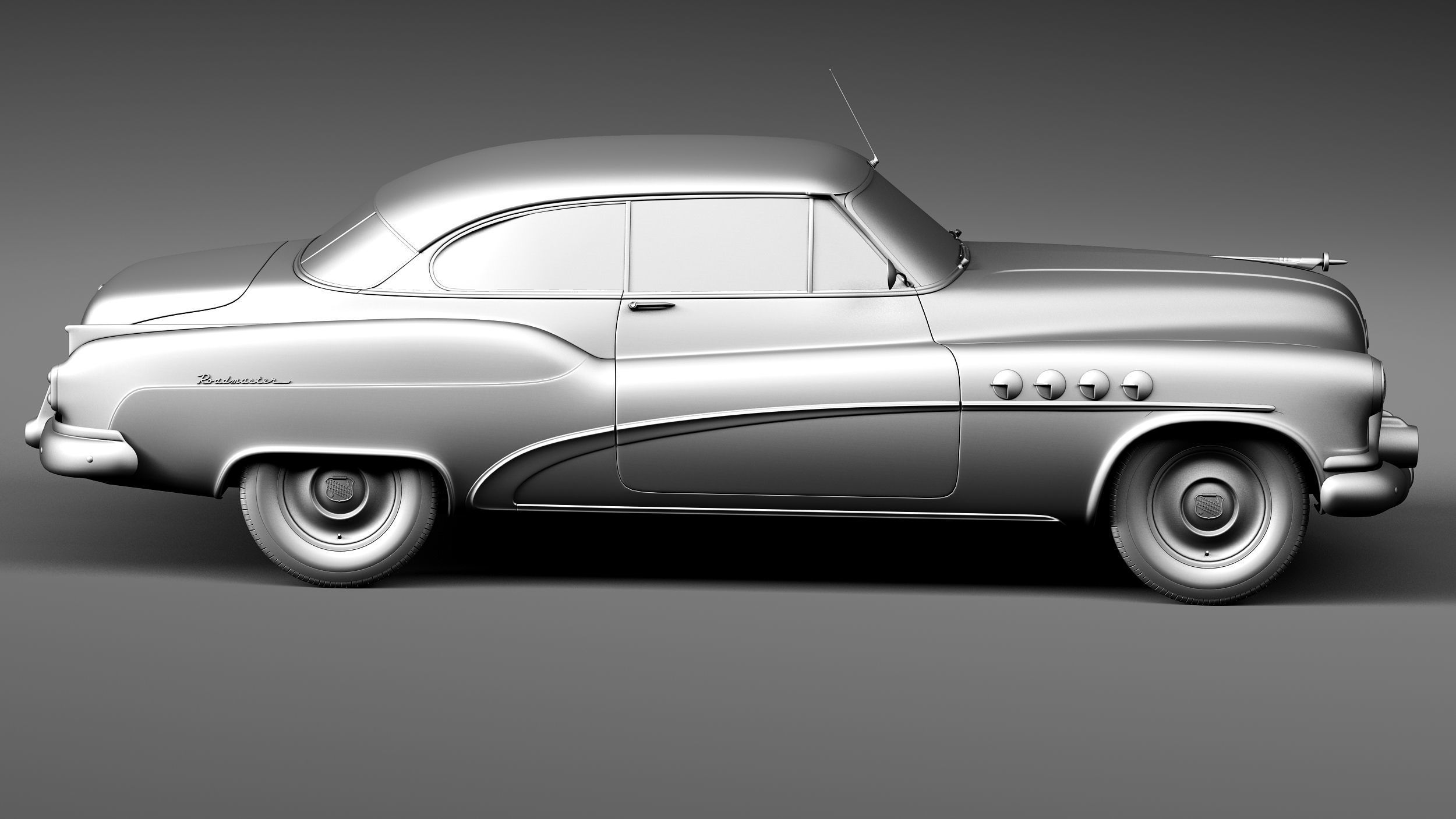 Buick Roadmaster Riviera 1952 3D model_14