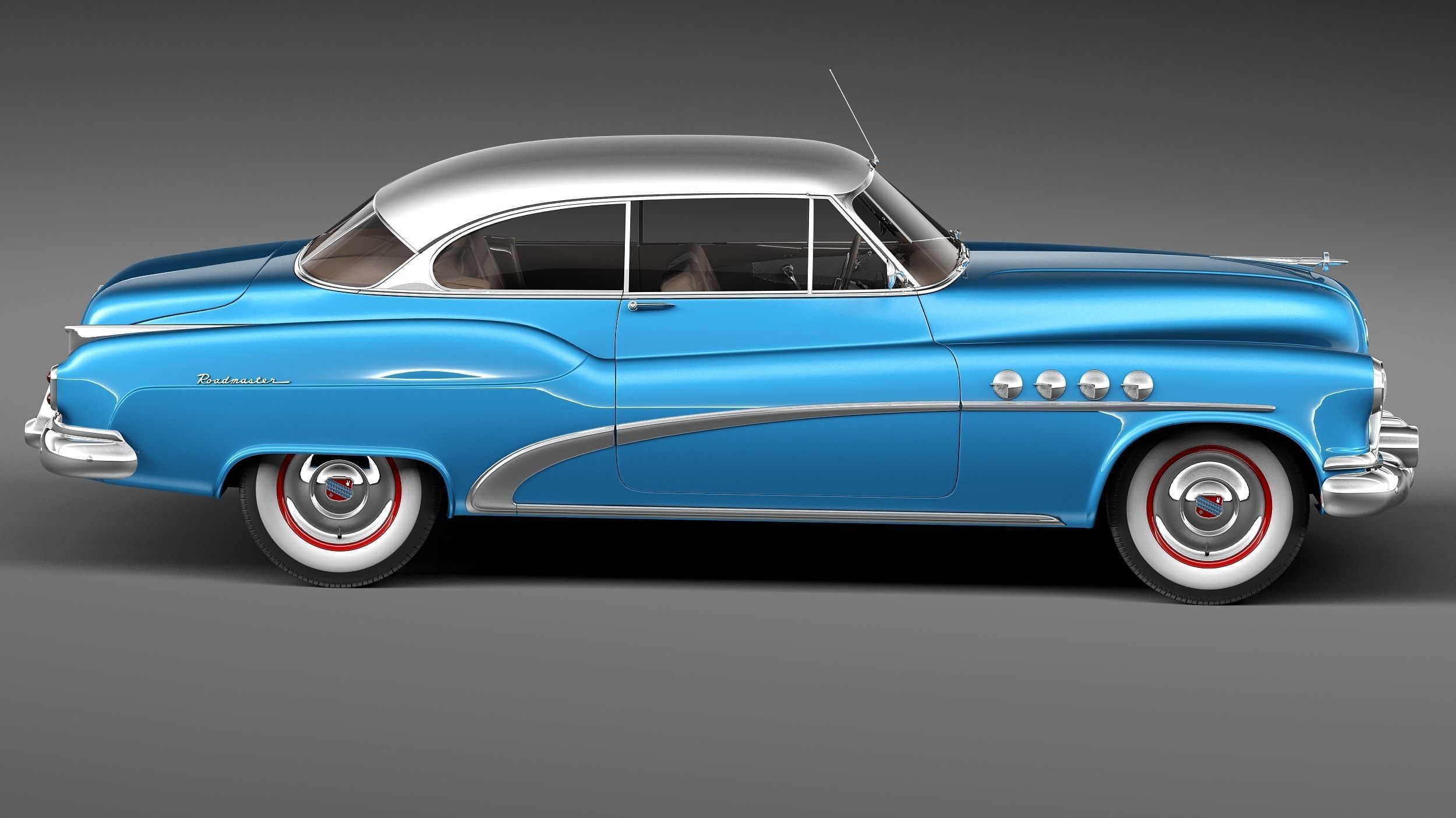 Buick Roadmaster Riviera 1952 3D model_6