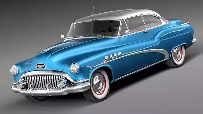 Buick Roadmaster Riviera 1952 3D model