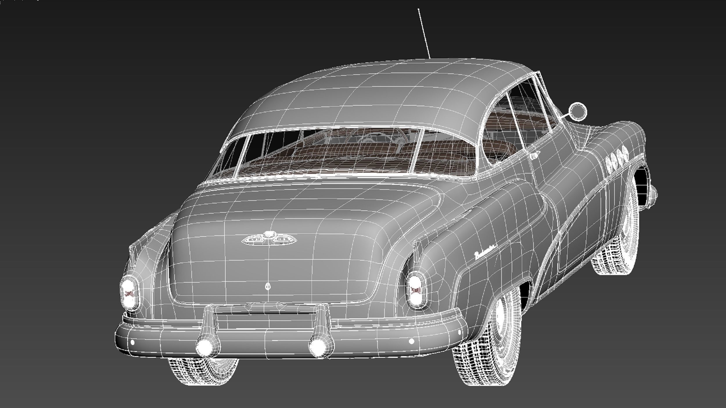 Buick Roadmaster Riviera 1952 3D model_18