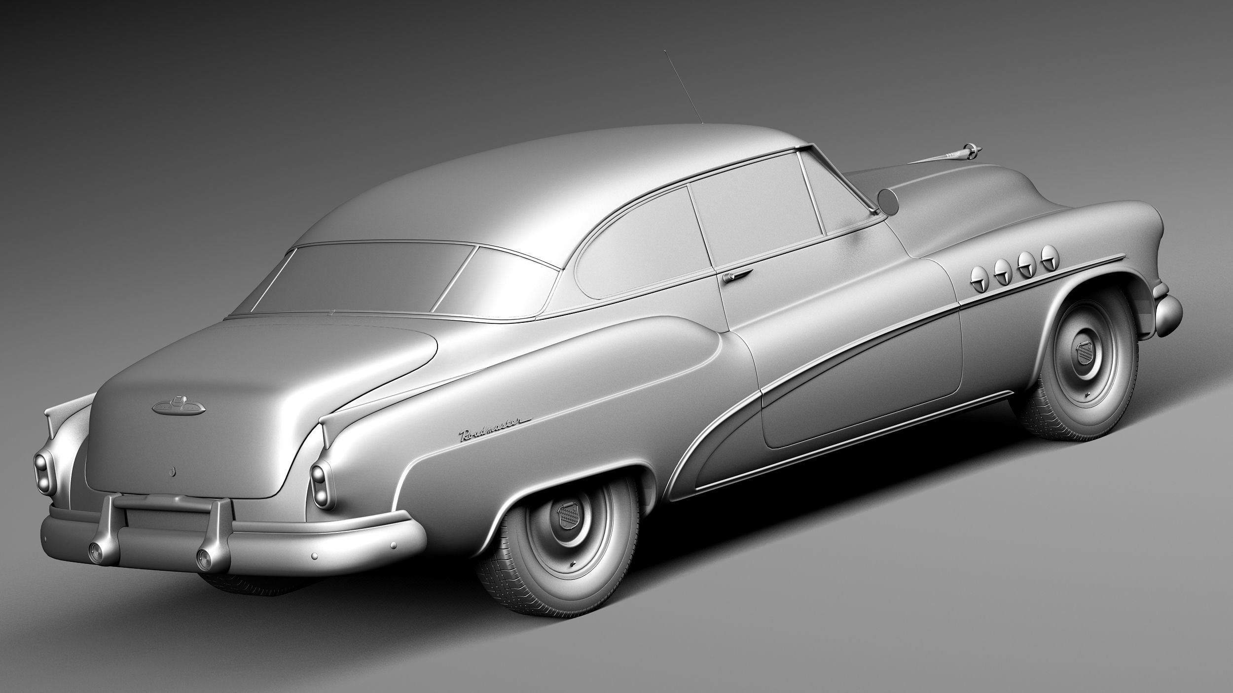 Buick Roadmaster Riviera 1952 3D model_12