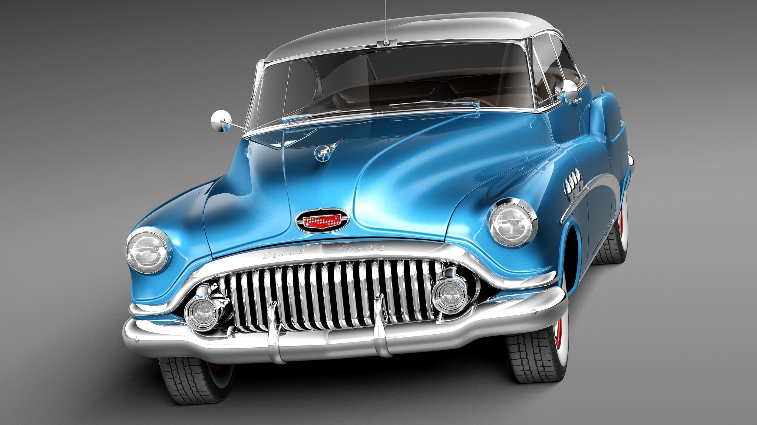 Buick Roadmaster Riviera 1952 3D model_1