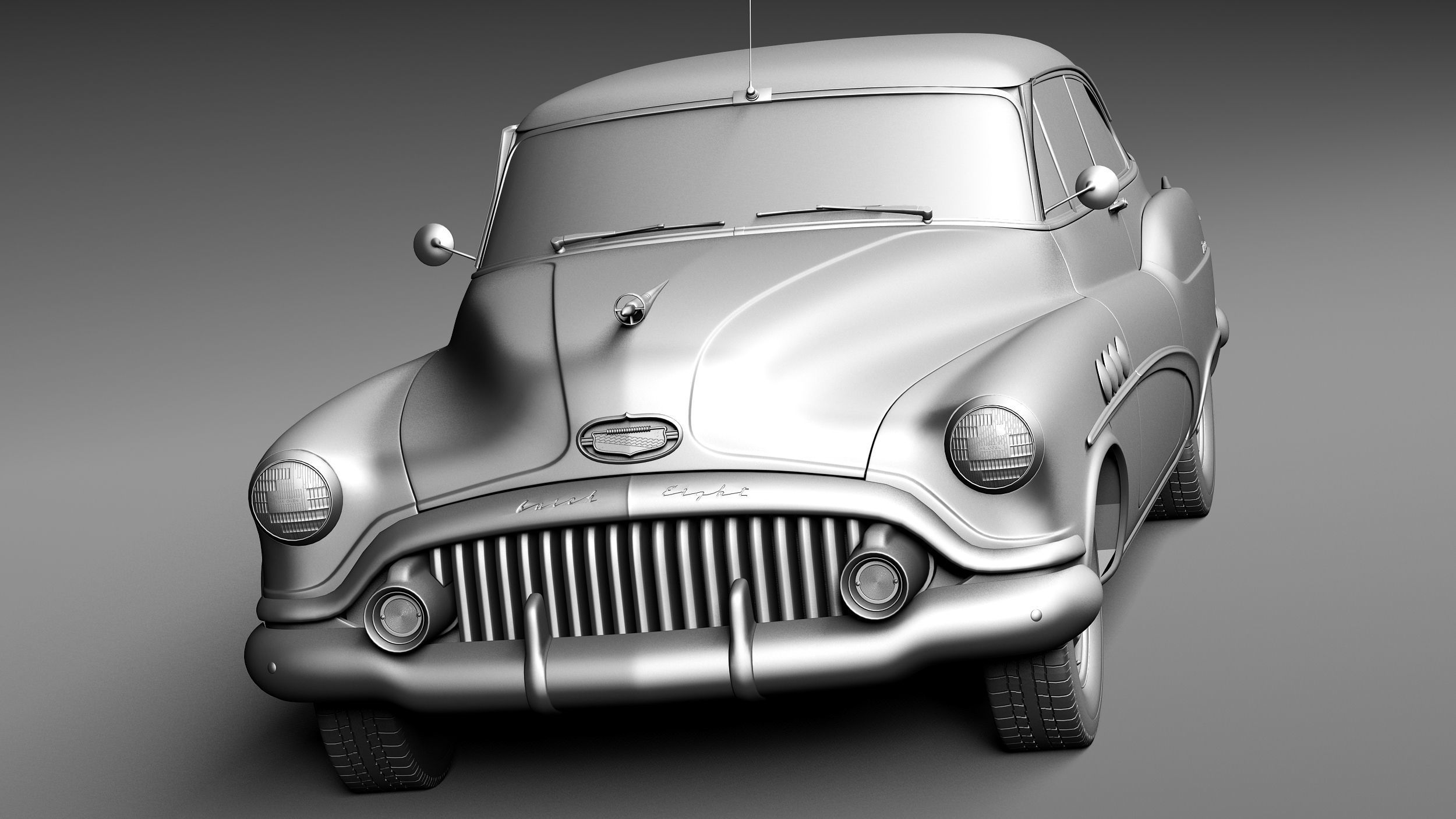 Buick Roadmaster Riviera 1952 3D model_9