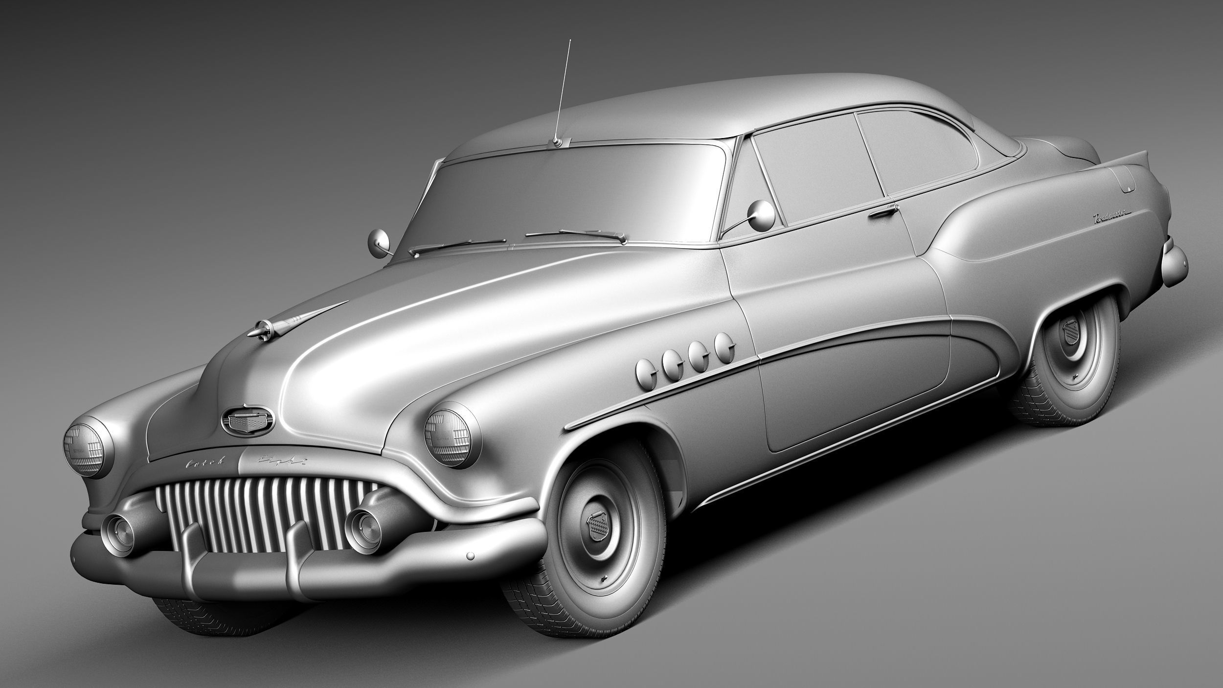 Buick Roadmaster Riviera 1952 3D model_8