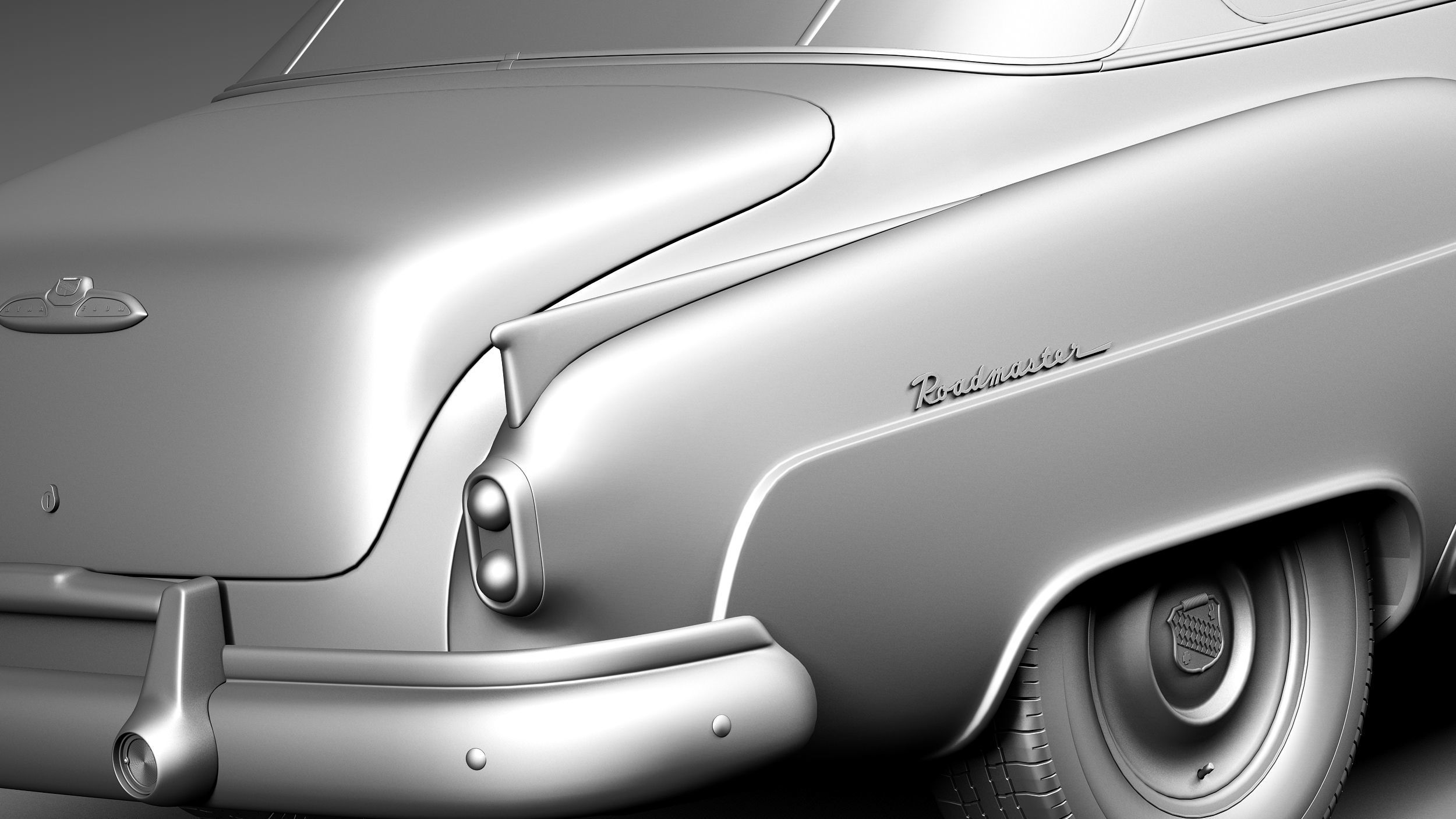 Buick Roadmaster Riviera 1952 3D model_11