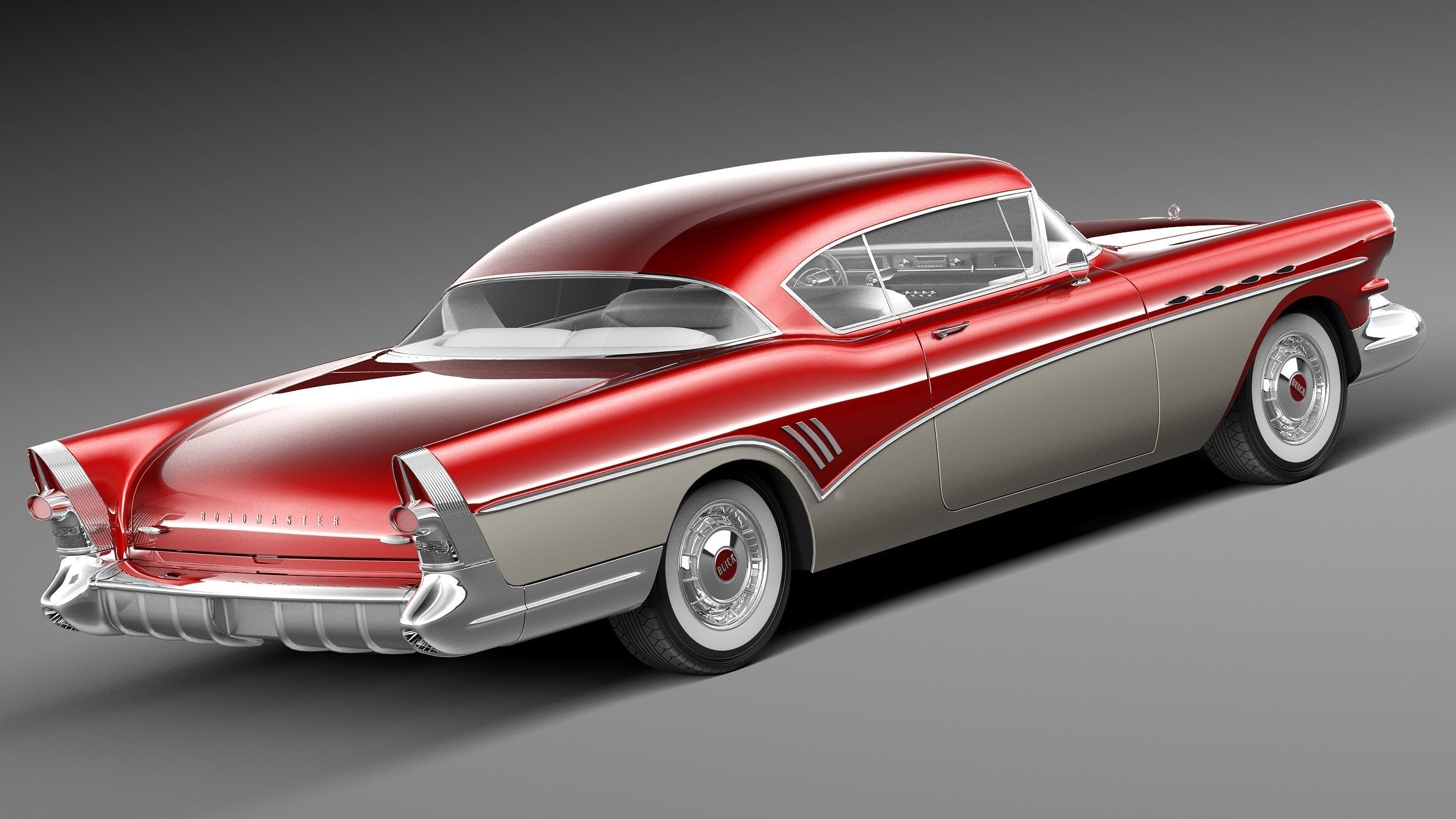 Buick Roadmaster 1957 3D model_4