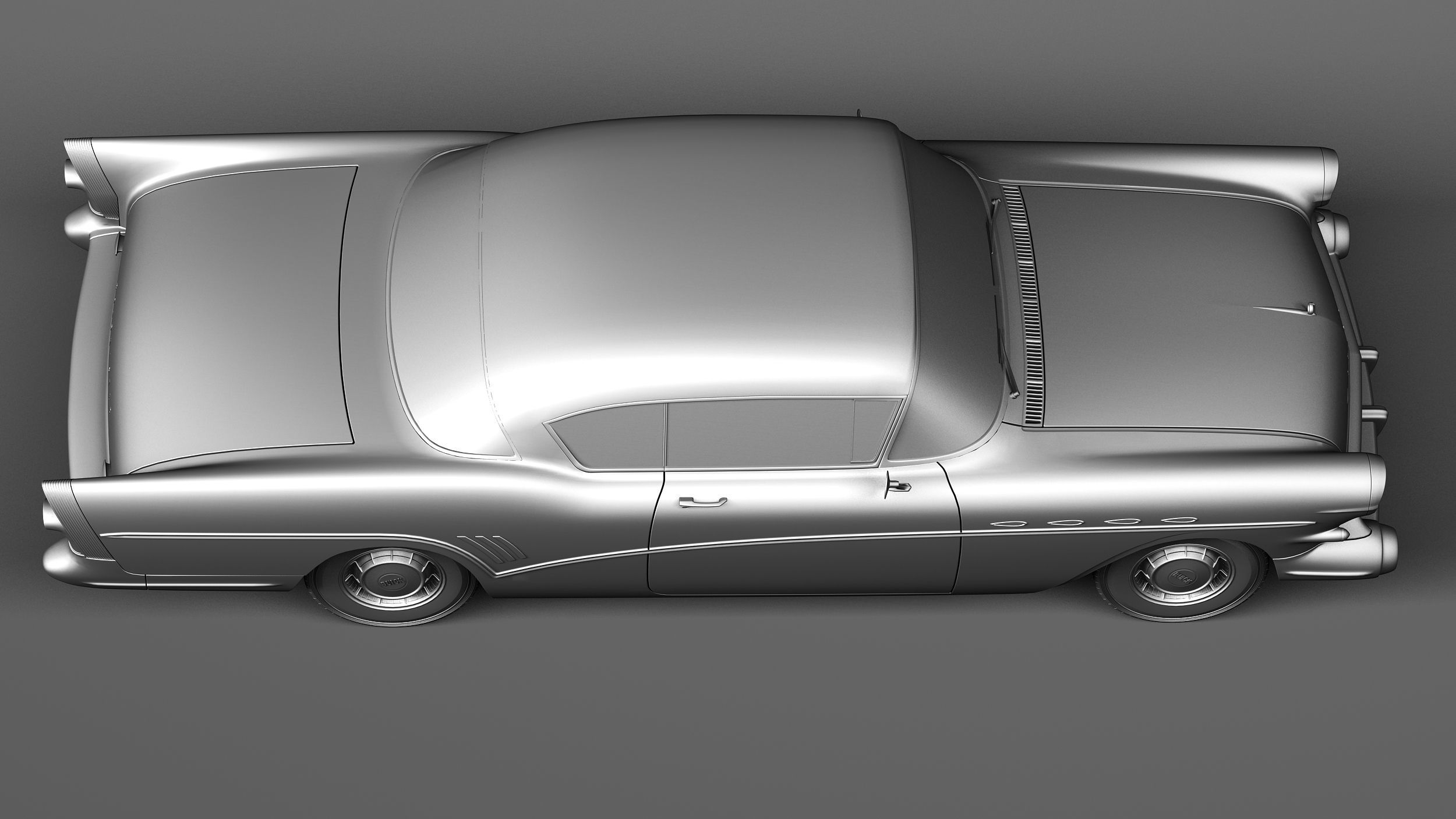 Buick Roadmaster 1957 3D model_15