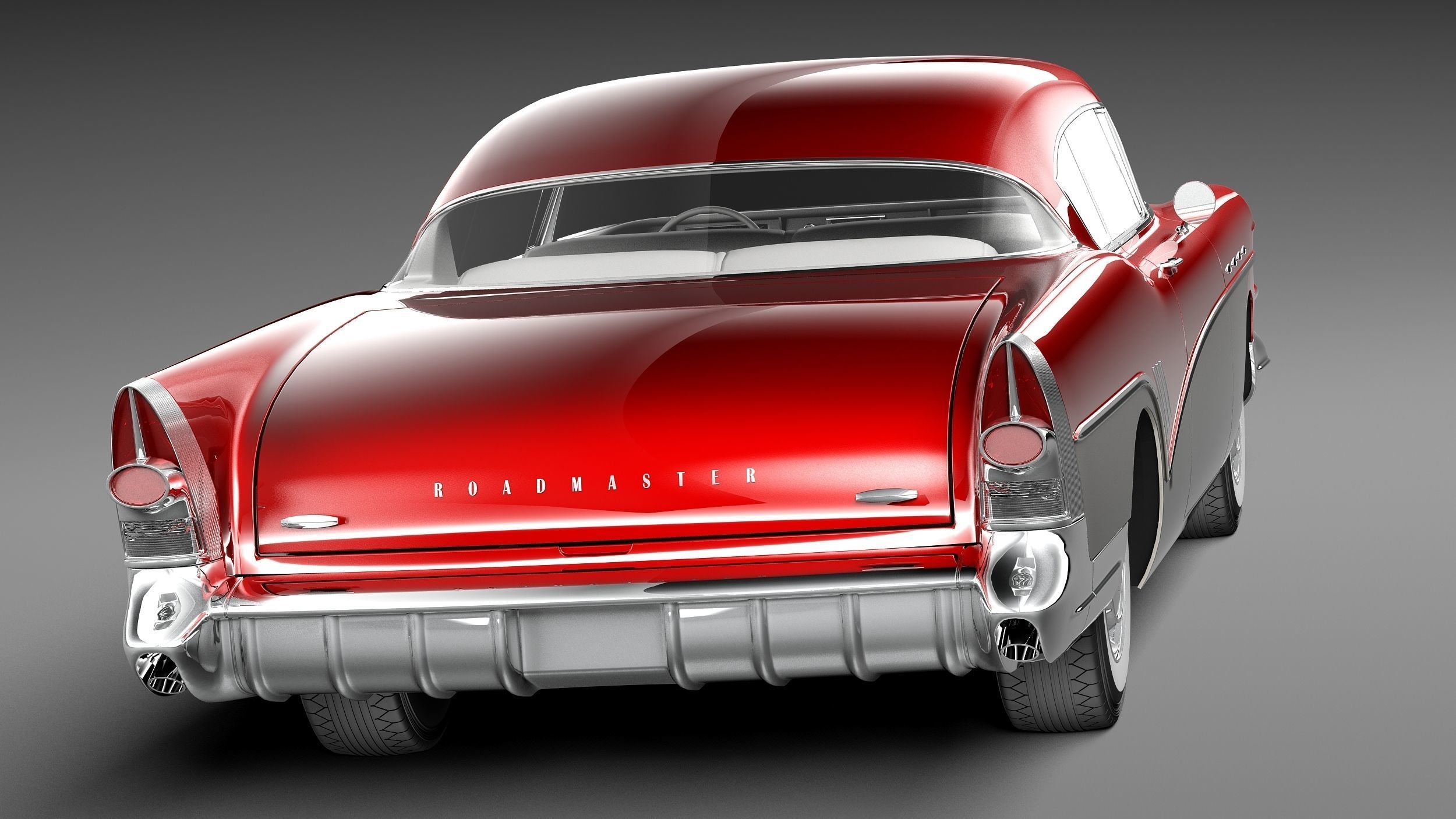 Buick Roadmaster 1957 3D model_5