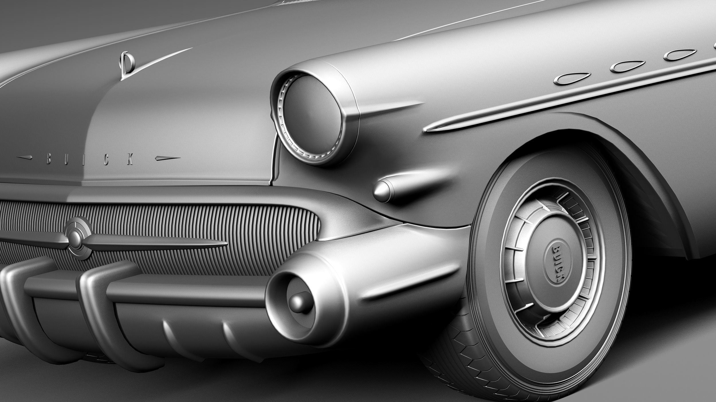 Buick Roadmaster 1957 3D model_10