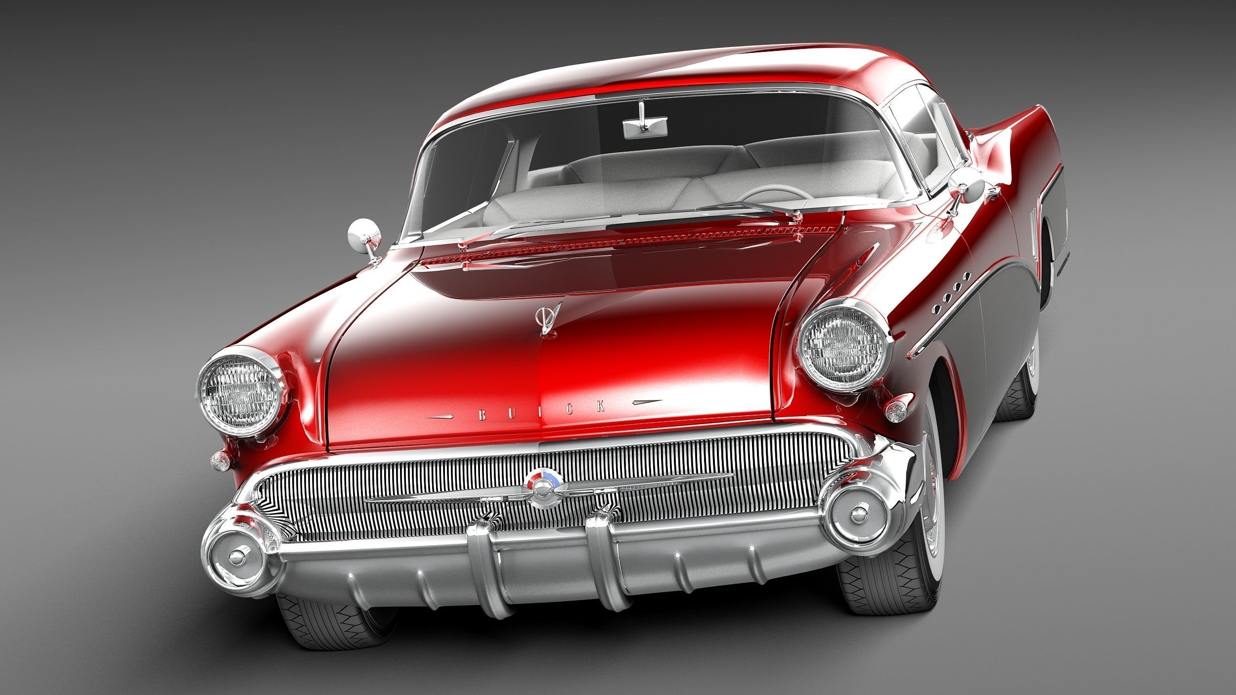 Buick Roadmaster 1957 3D model_1