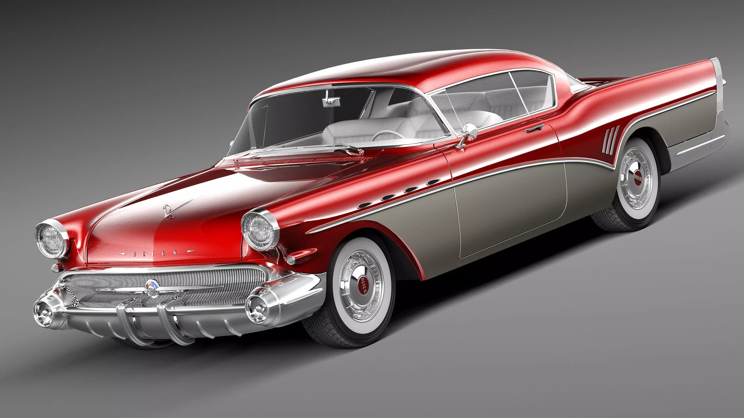 Buick Roadmaster 1957 3D model_0