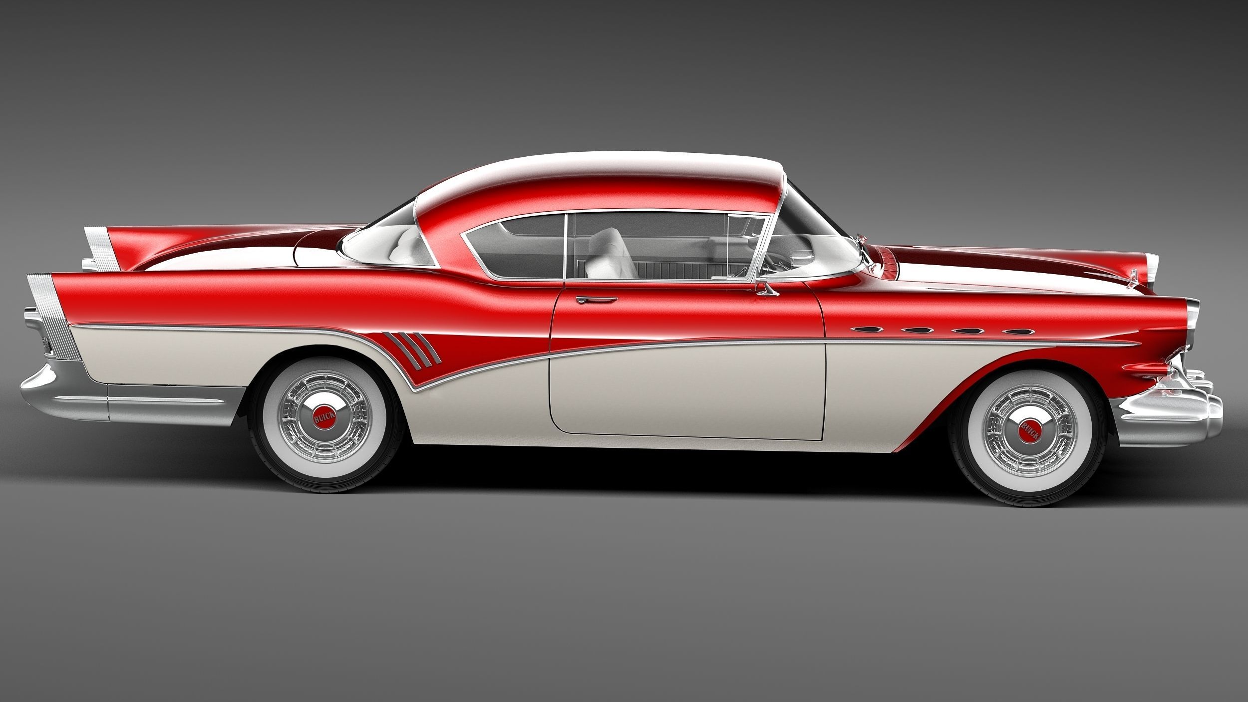Buick Roadmaster 1957 3D model_6