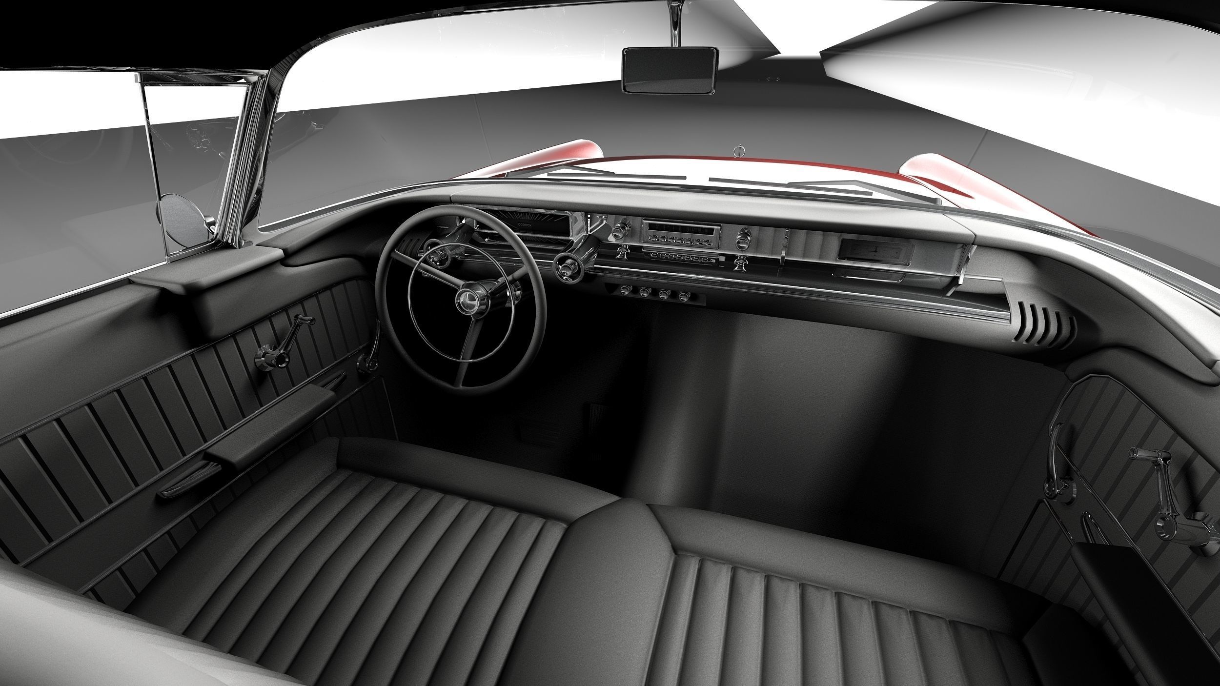 Buick Roadmaster 1957 3D model_16