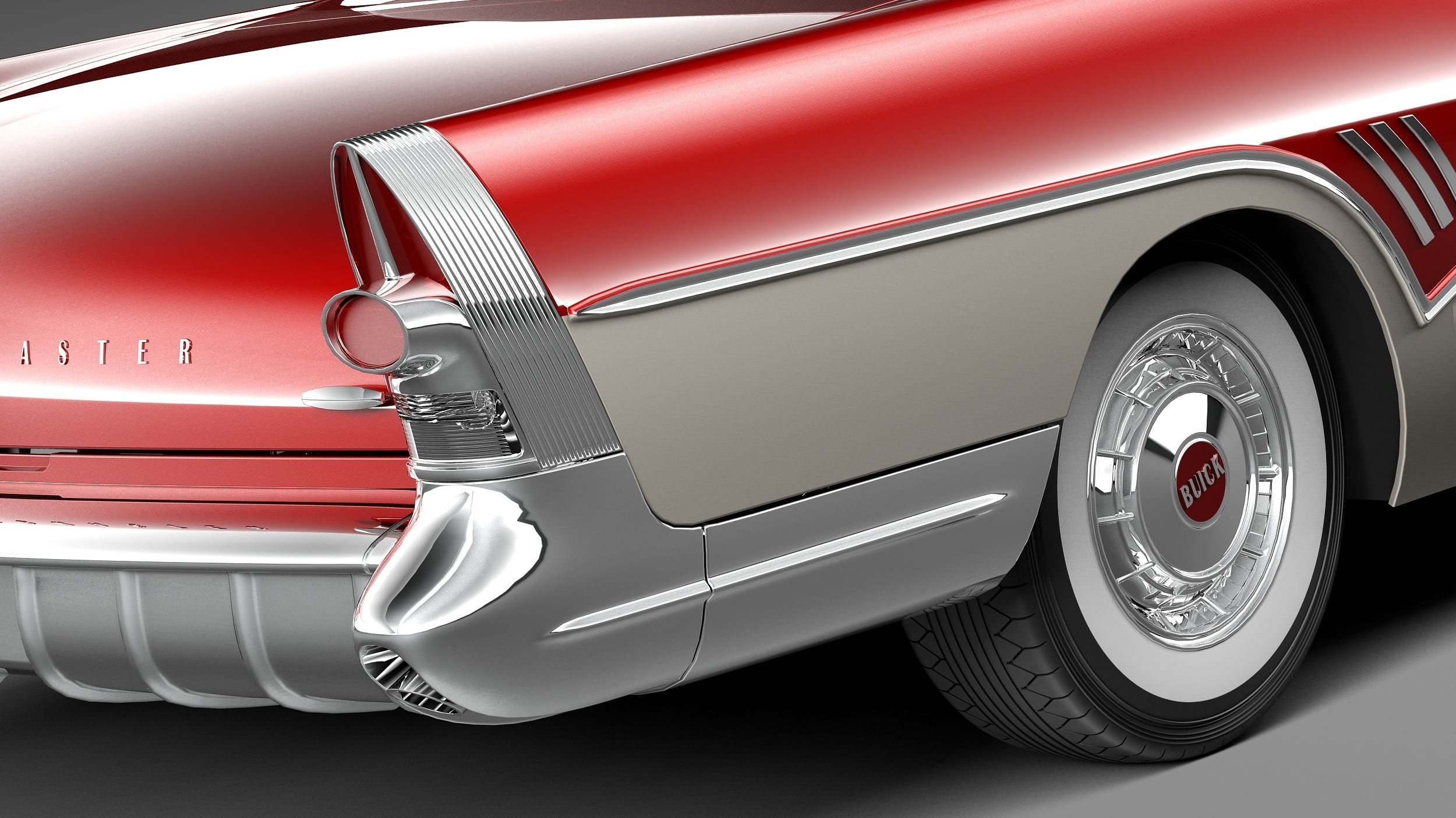 Buick Roadmaster 1957 3D model_3