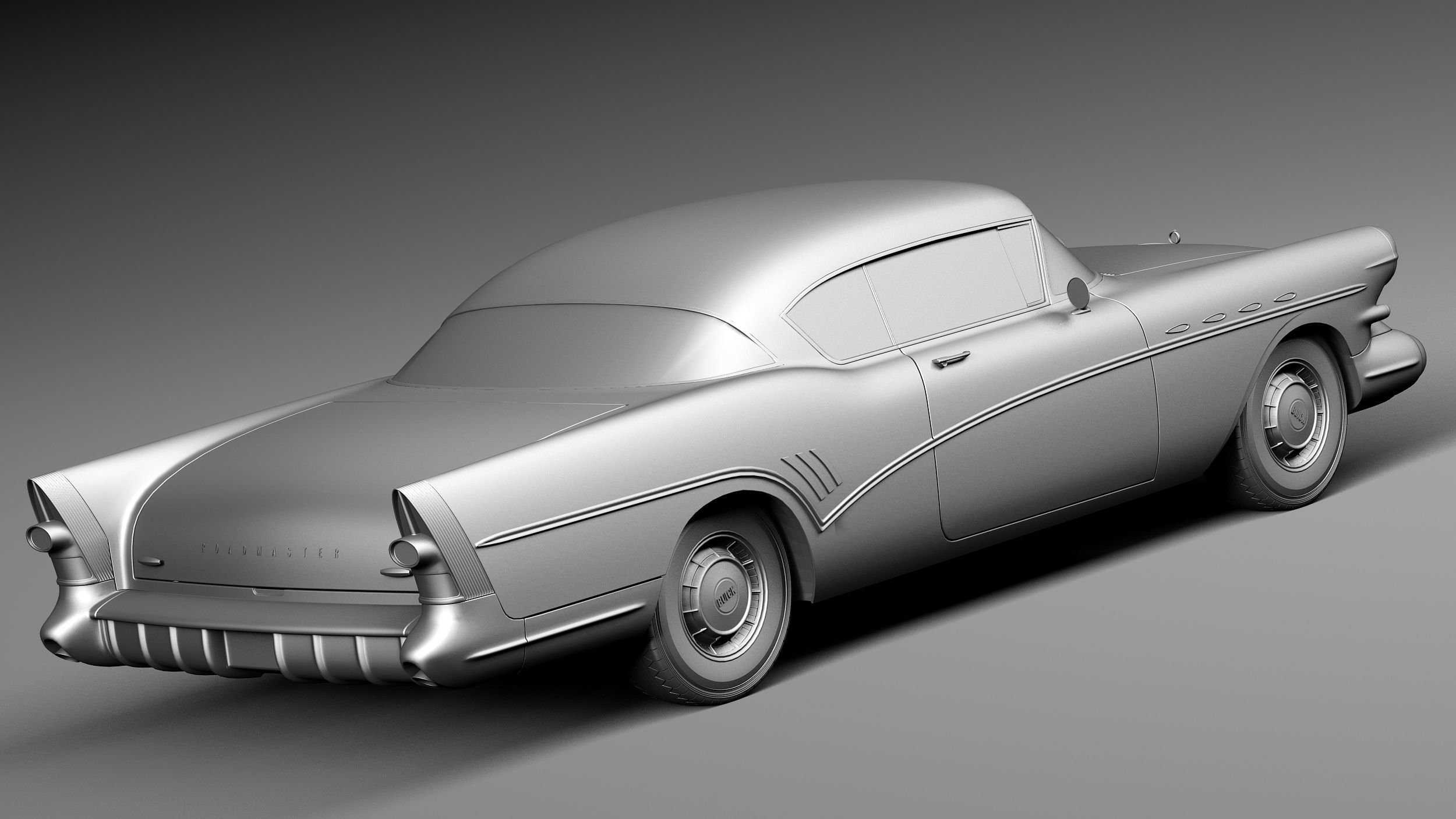 Buick Roadmaster 1957 3D model_12
