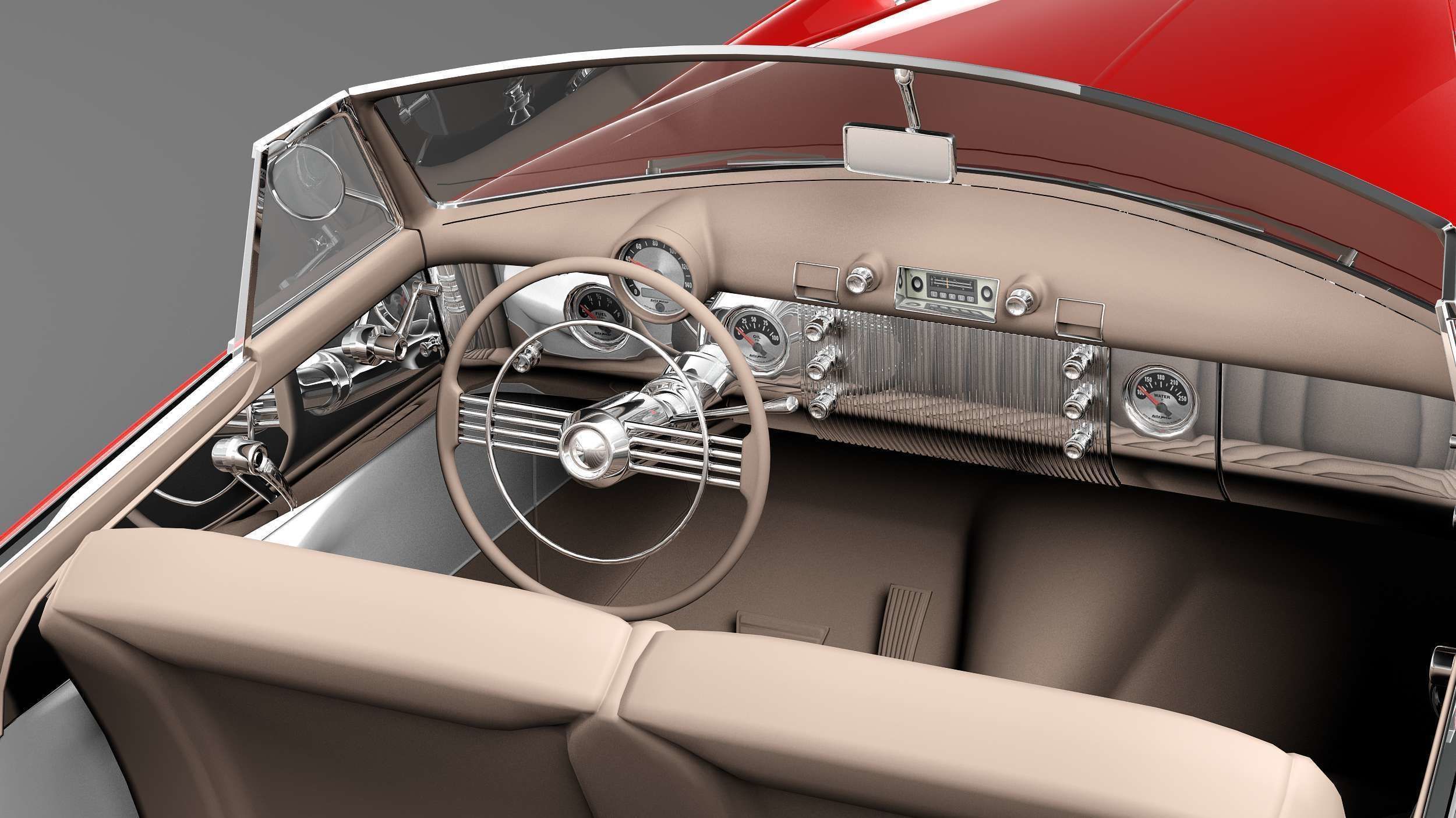 Buick Skylark Convertible 1953 3D model_16