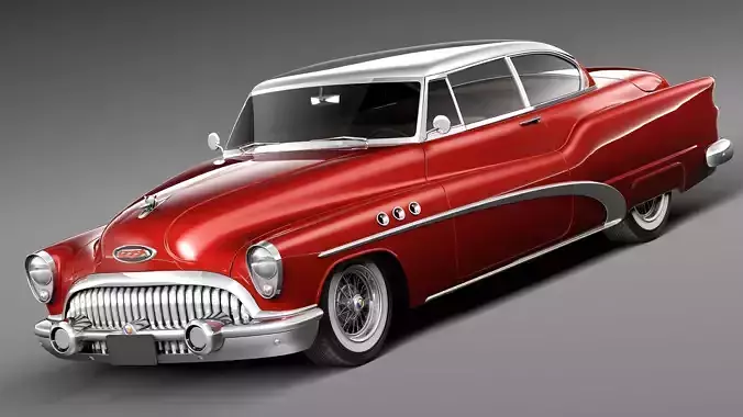Buick Super Riviera Coupe 1953 3D model