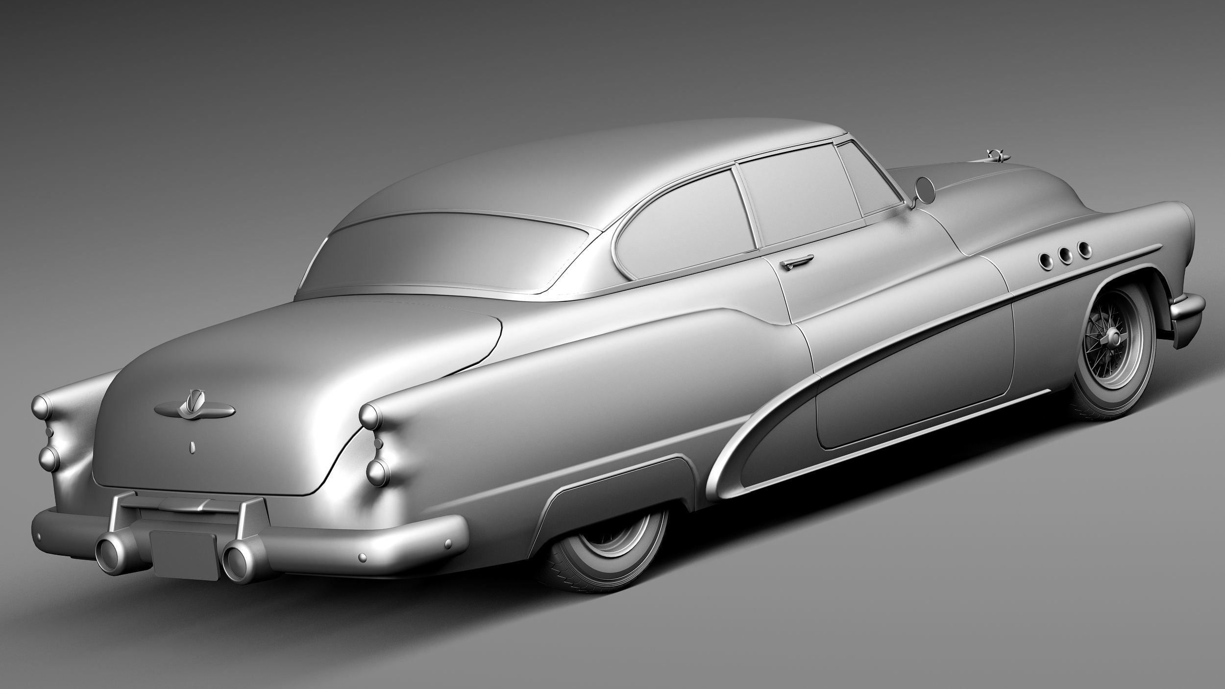 Buick Super Riviera Coupe 1953 3D model_14