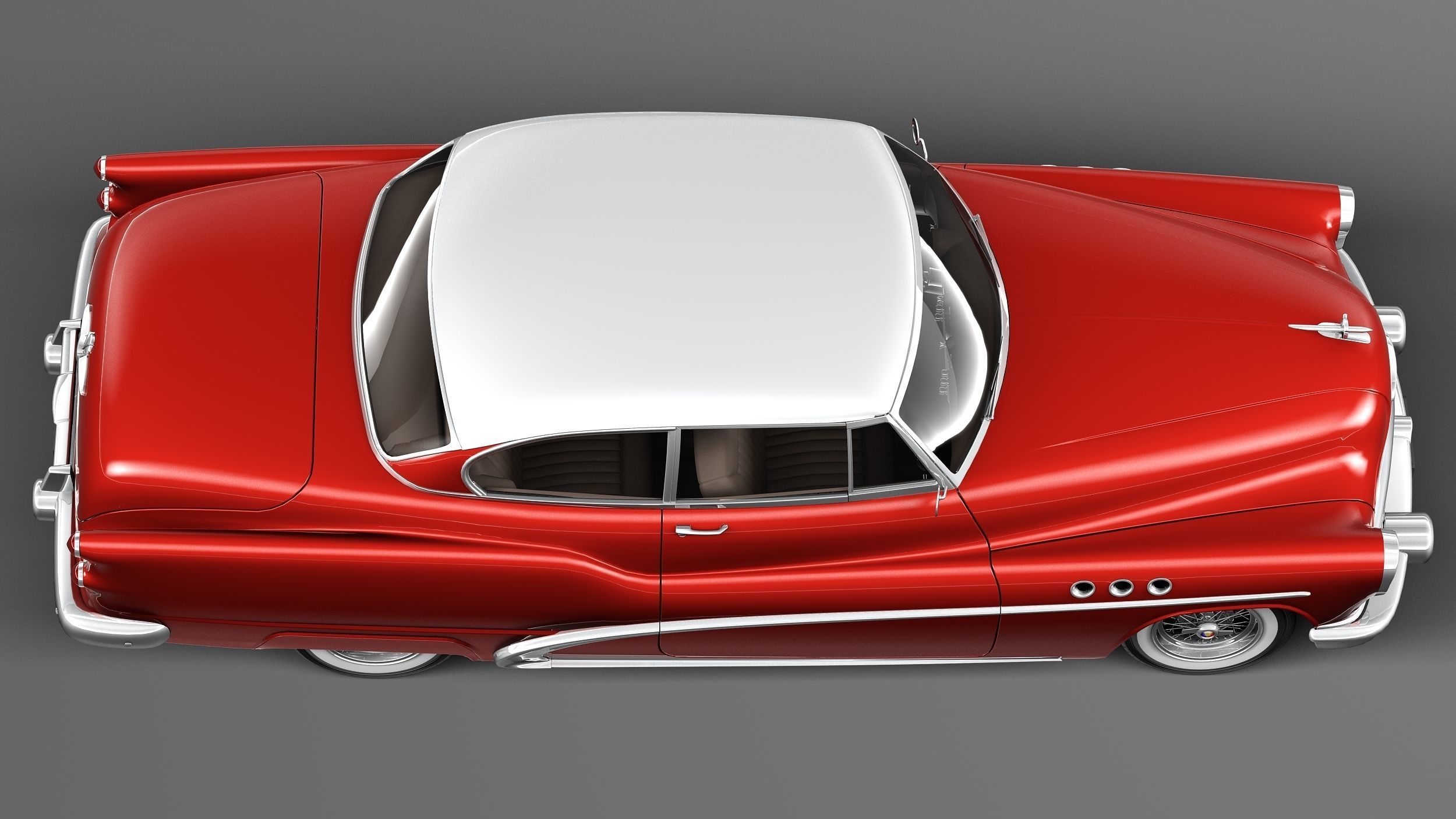 Buick Super Riviera Coupe 1953 3D model_7