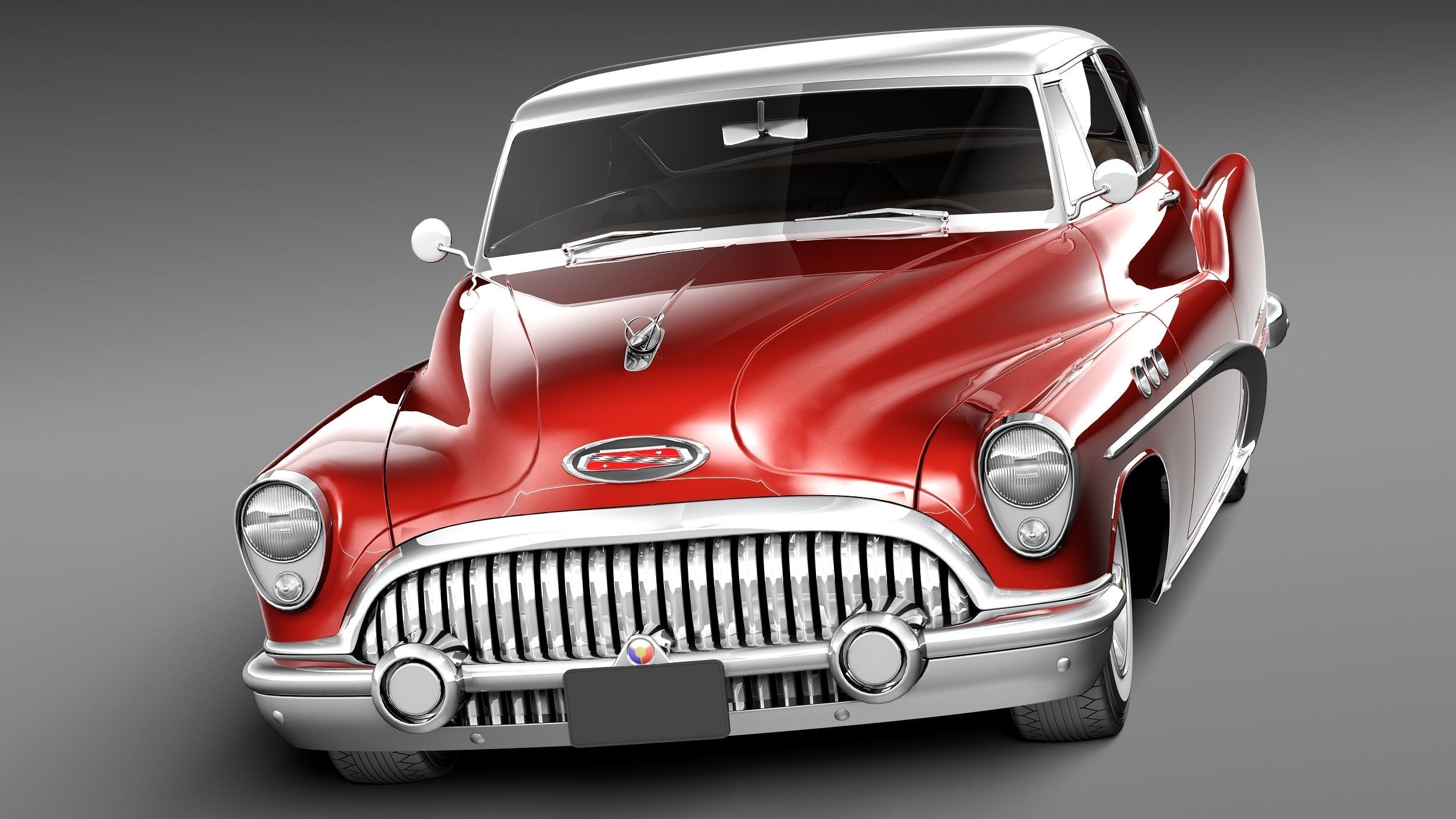 Buick Super Riviera Coupe 1953 3D model_1
