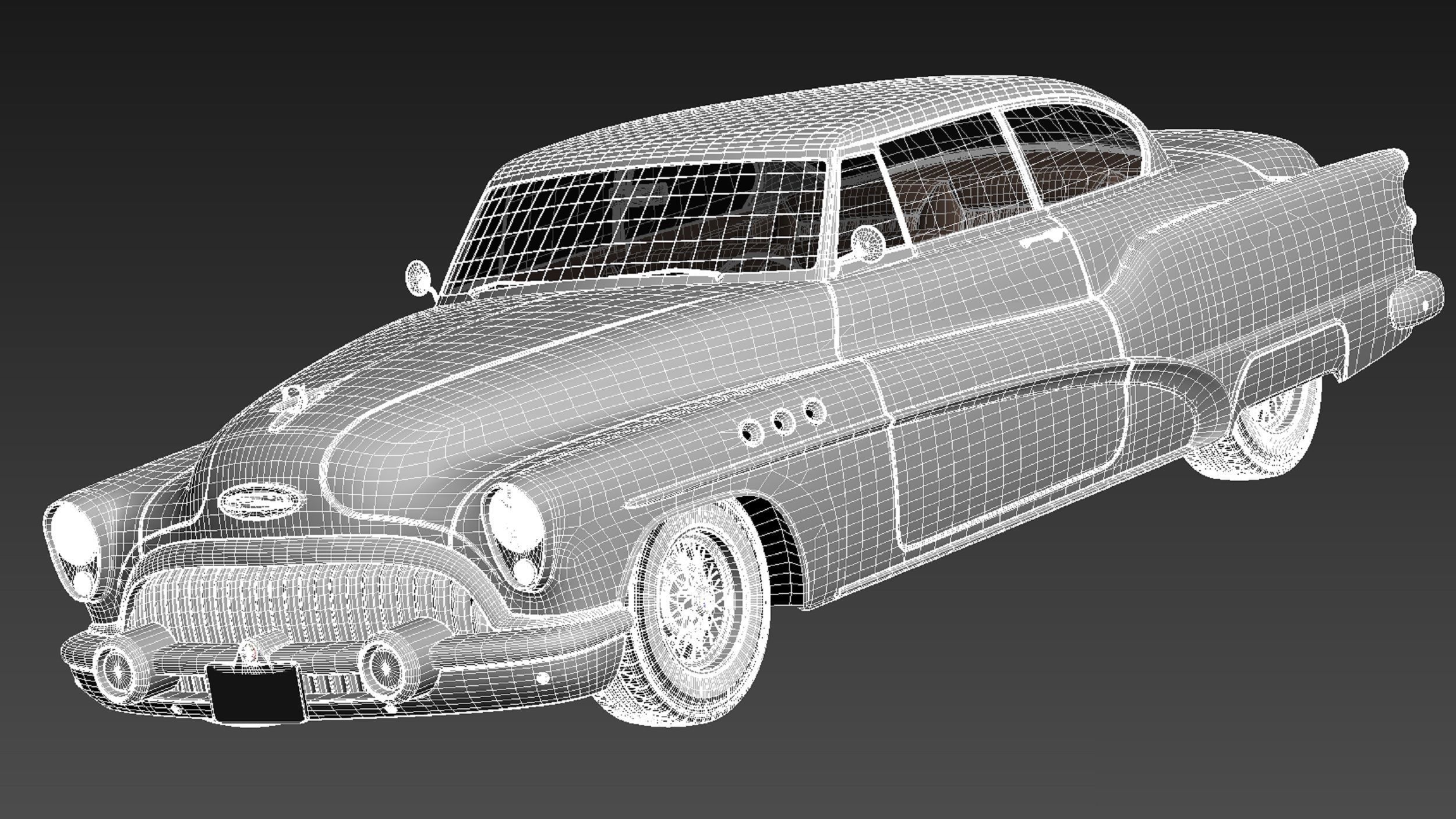 Buick Super Riviera Coupe 1953 3D model_18