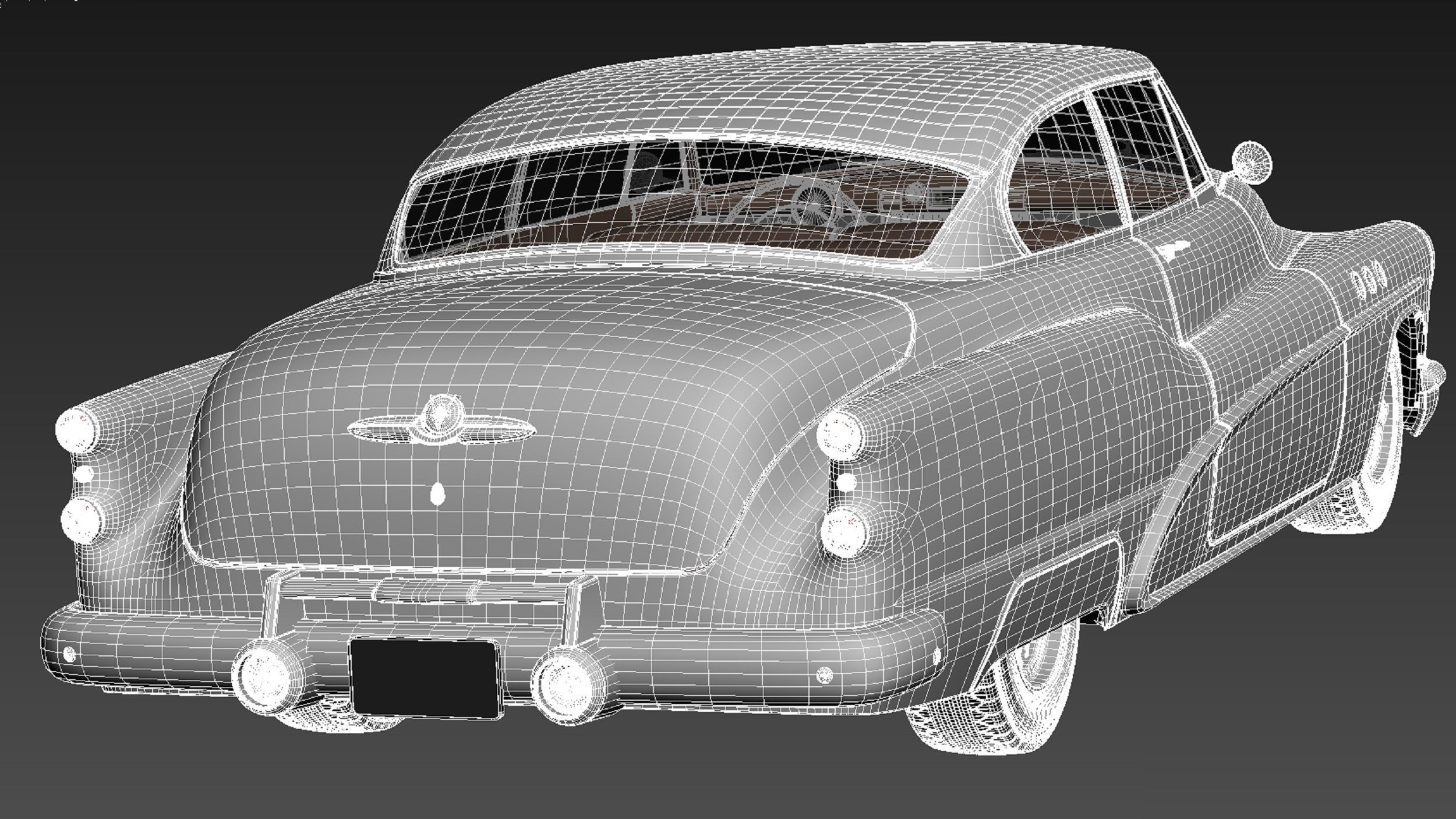 Buick Super Riviera Coupe 1953 3D model_19