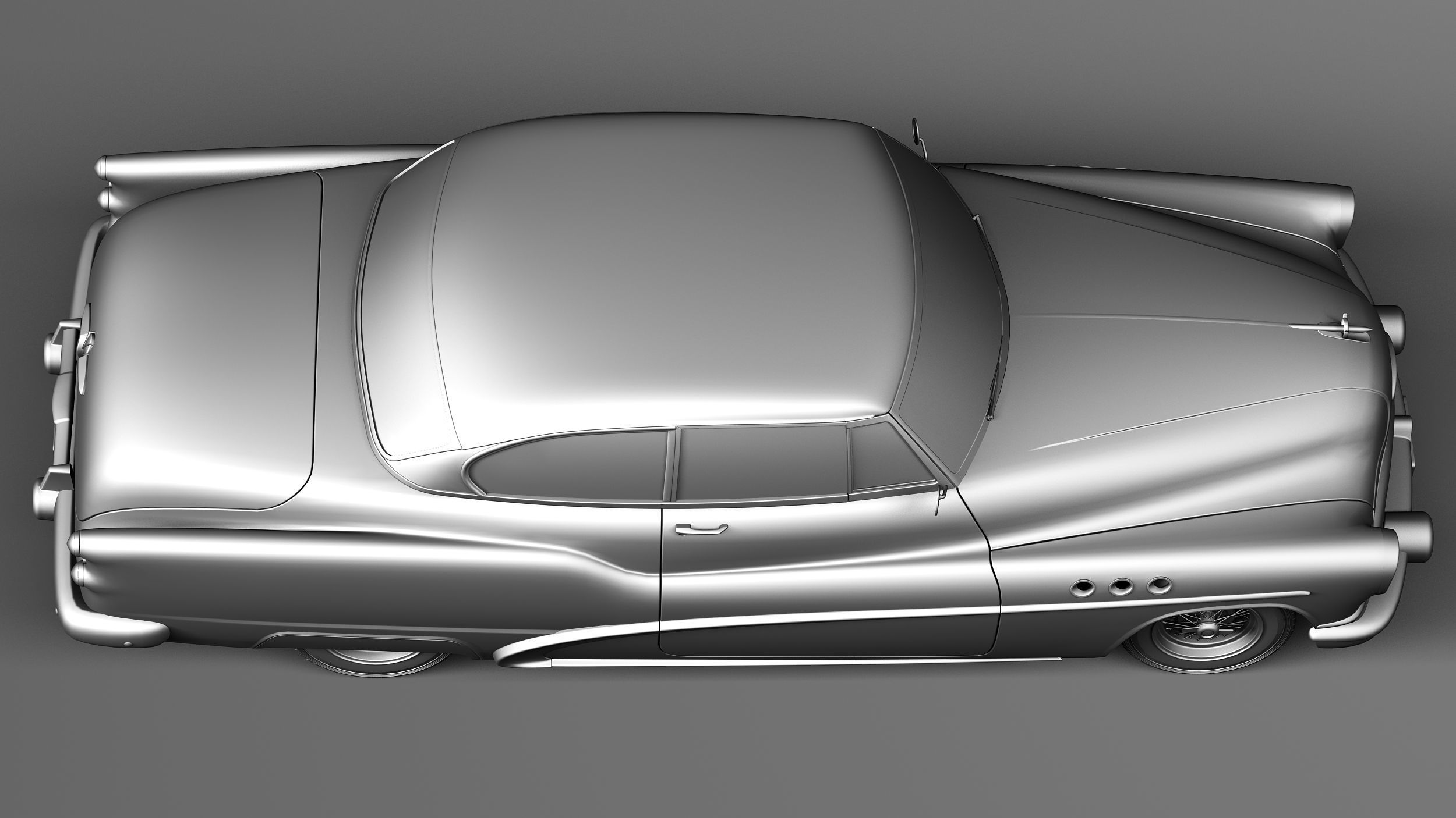 Buick Super Riviera Coupe 1953 3D model_17
