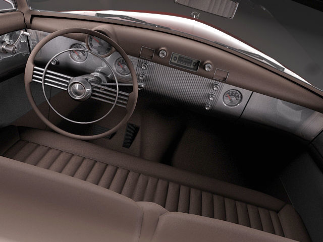 Buick Super Riviera Coupe 1953 3D model_9