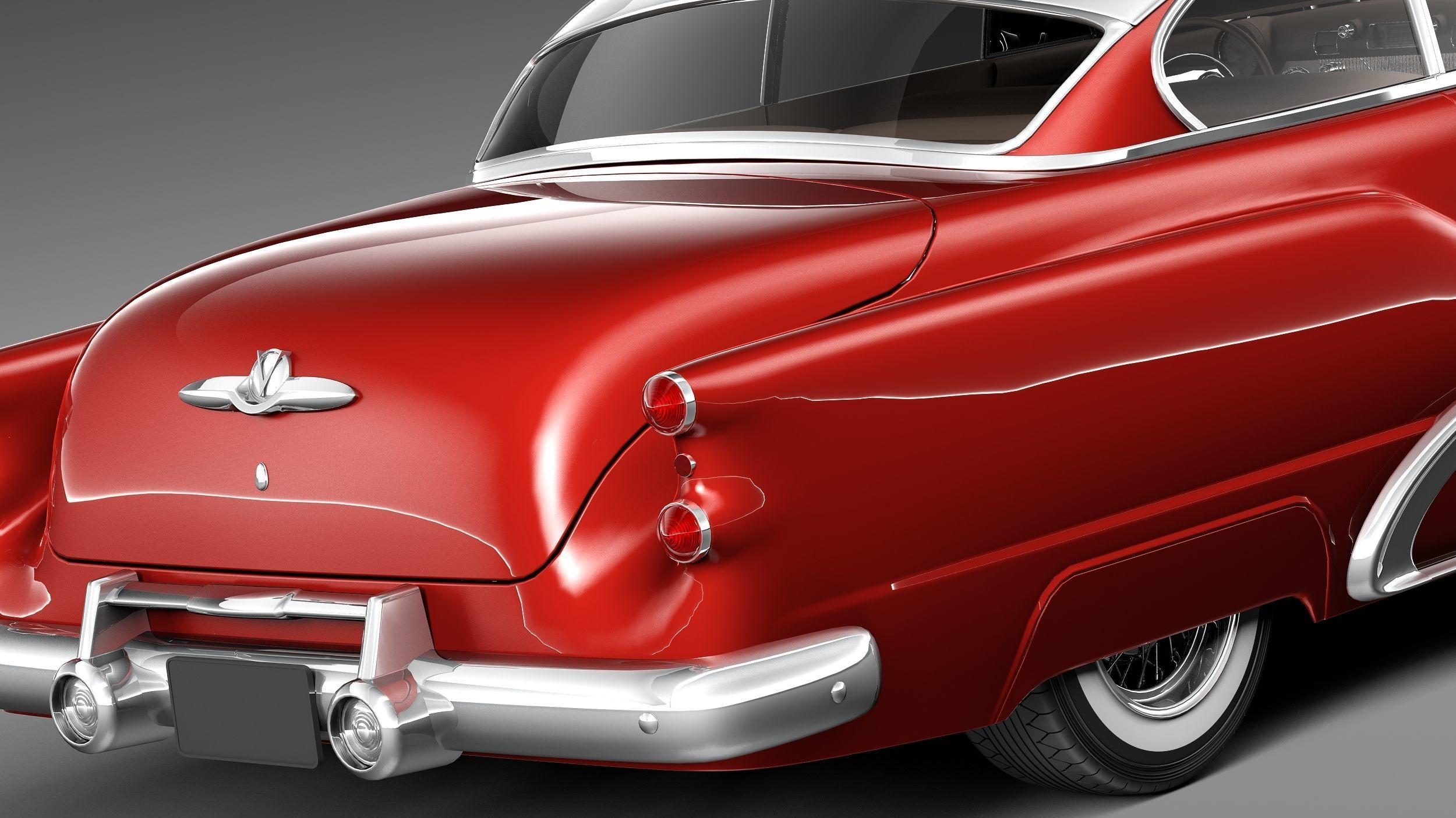 Buick Super Riviera Coupe 1953 3D model_3