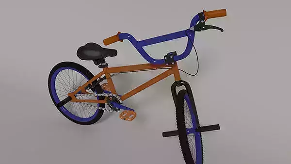 BMX Rigged 3D model