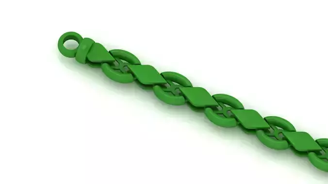 7MM TOP NOTCH CHAIN DESIGN FOR DIRECT CASTING 3D print model