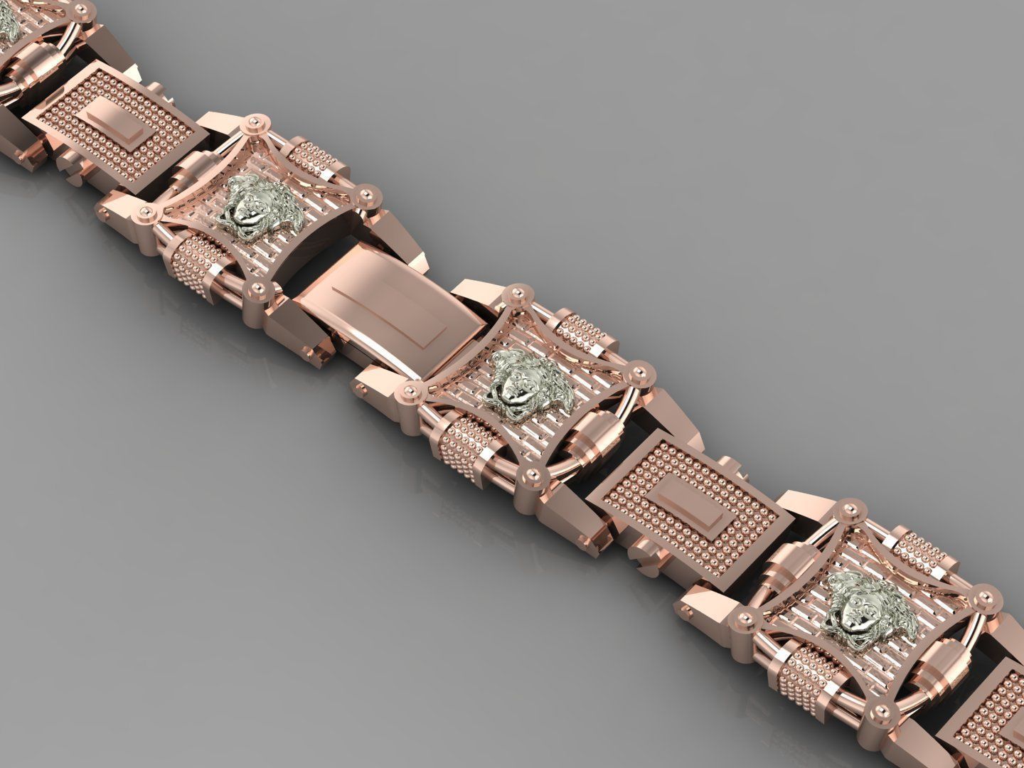  jellyfish gargon bracelet br0004 3D print model_1