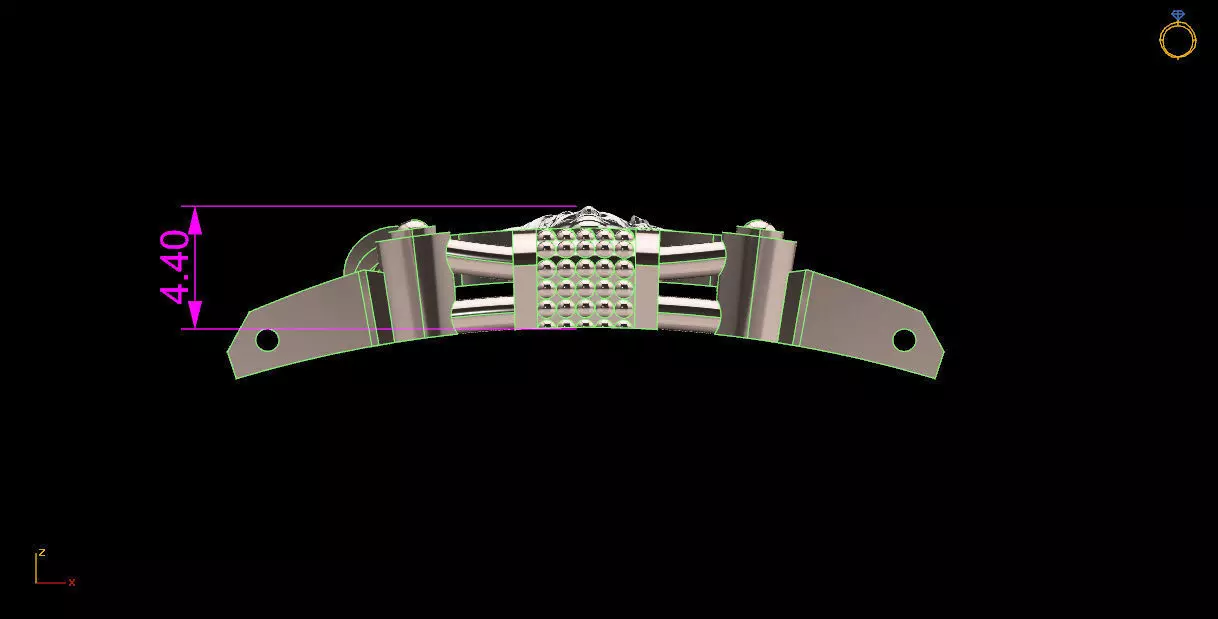  jellyfish gargon bracelet br0004 3D print model_0