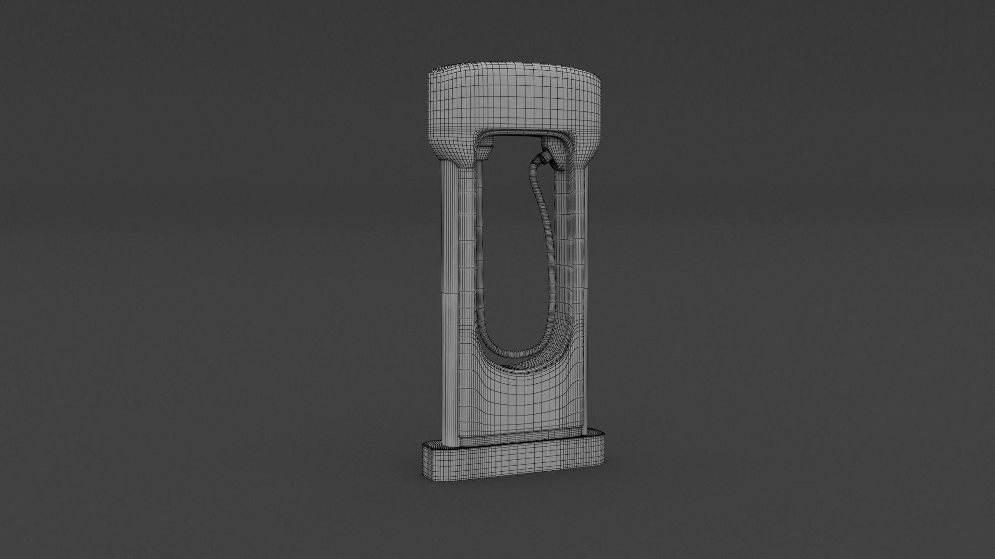 Tesla Storage System and Charger 3D model_7