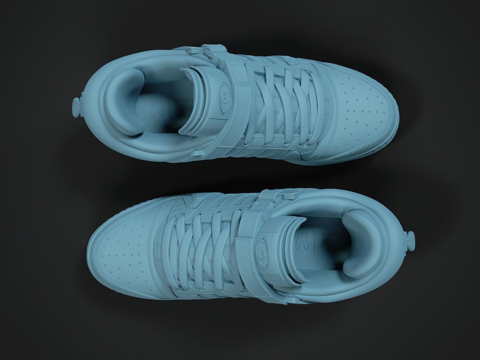 Adidas Forum X BadBunny sneaker-3d printable 3D print model_4