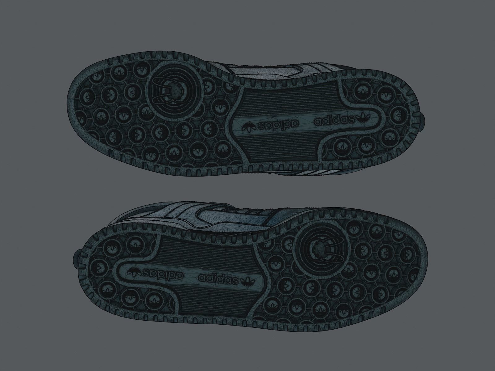 Adidas Forum X BadBunny sneaker-3d printable 3D print model_9