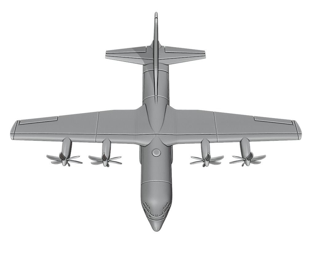 Lockheed Martin C-130J Super Hercules 3D model 3D printable | CGTrader
