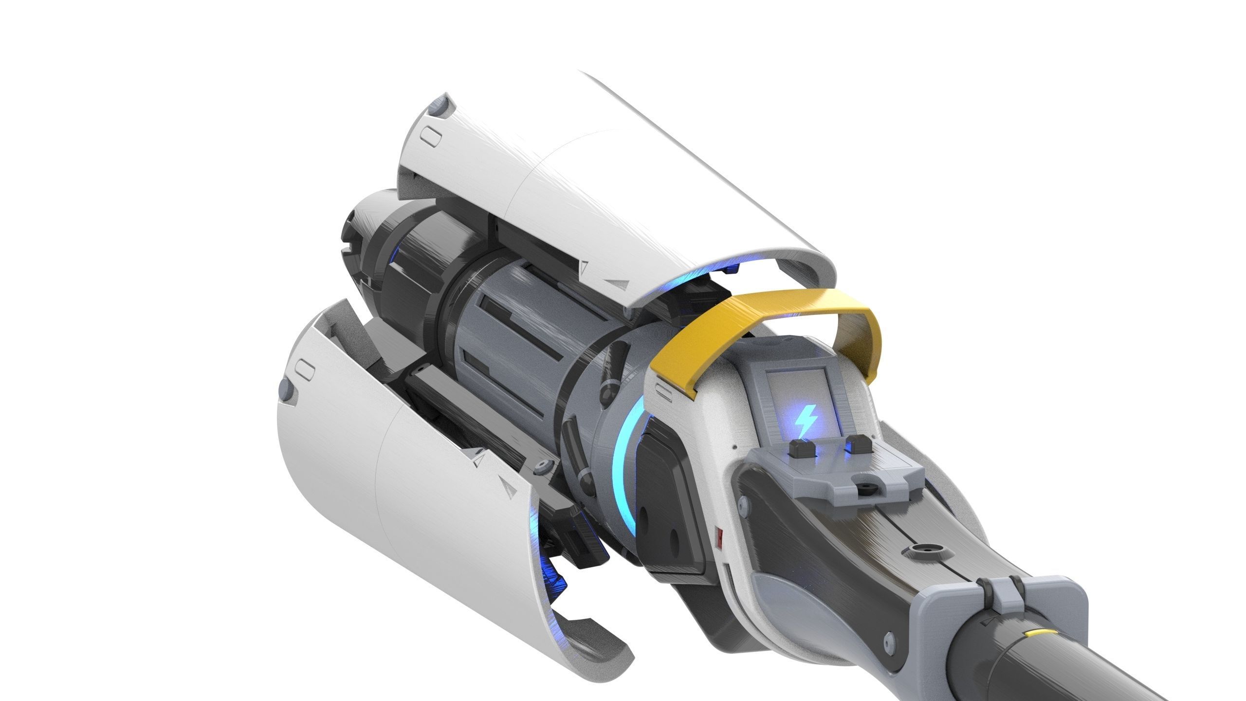 Mercy Caduceus Staff - Overwatch - STL CAD bundle - Personal Use 3D print model_8