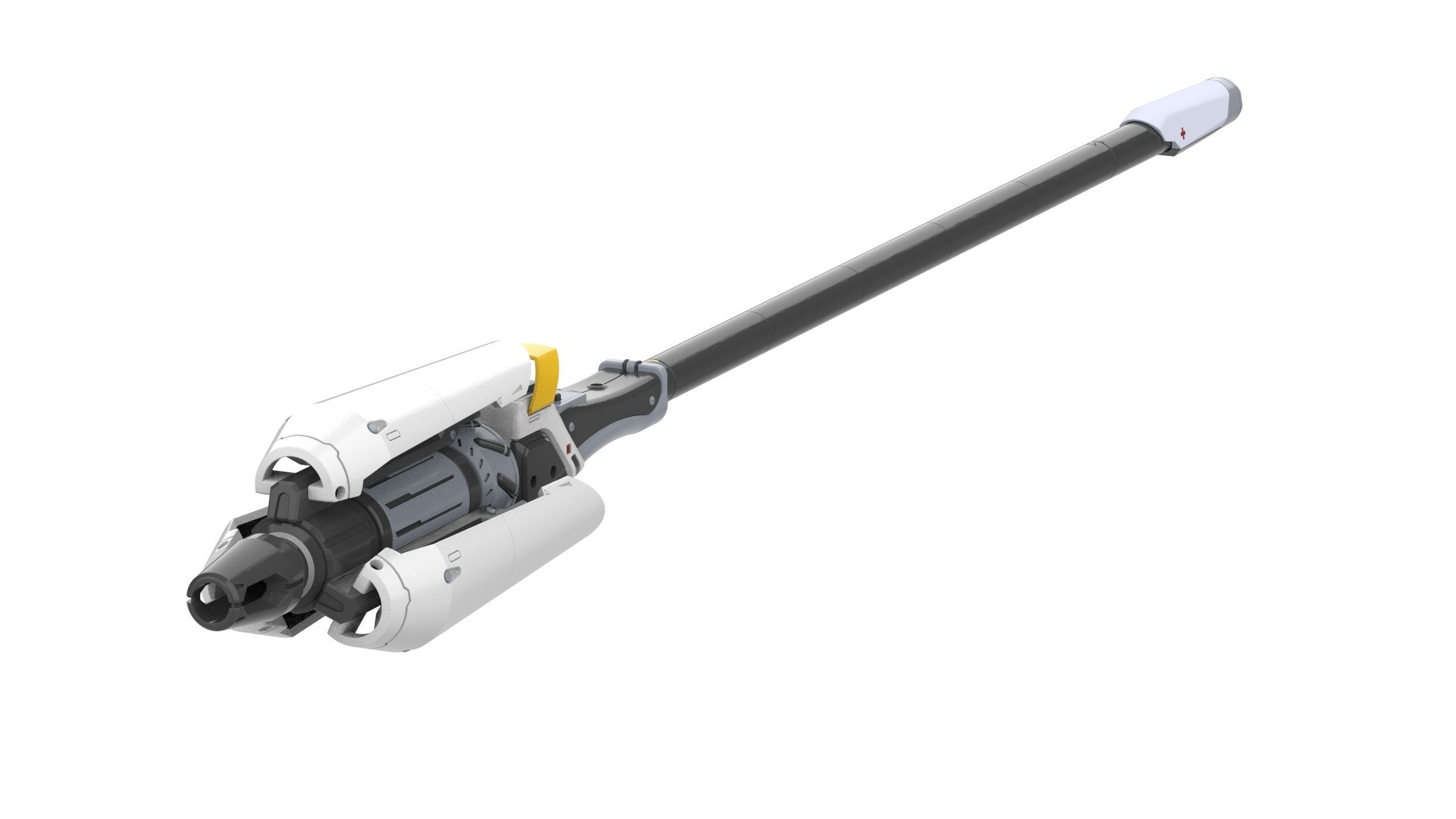 Mercy Caduceus Staff - Overwatch - STL CAD bundle - Personal Use 3D print model_3