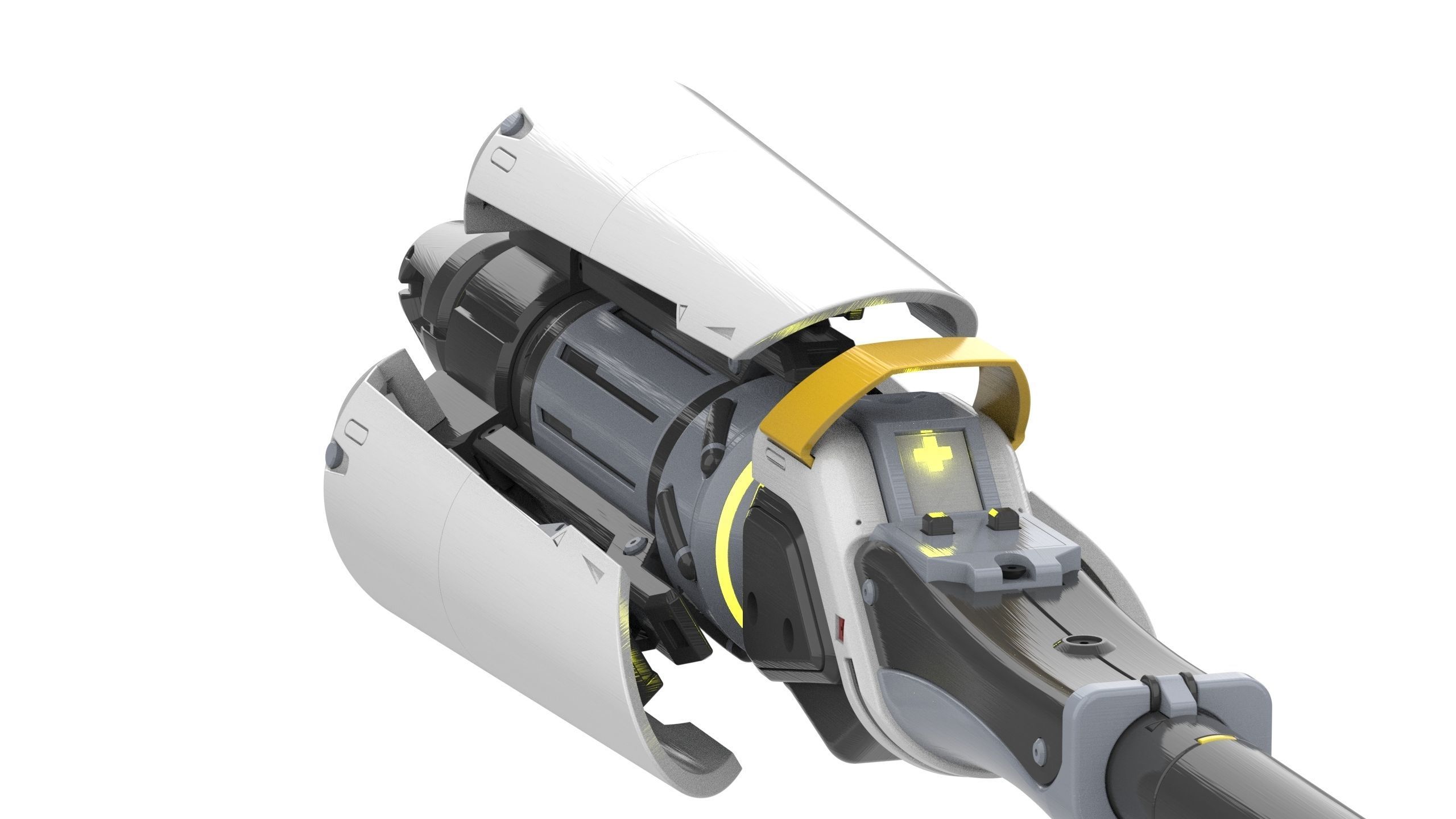 Mercy Caduceus Staff - Overwatch - STL CAD bundle - Personal Use 3D print model_7